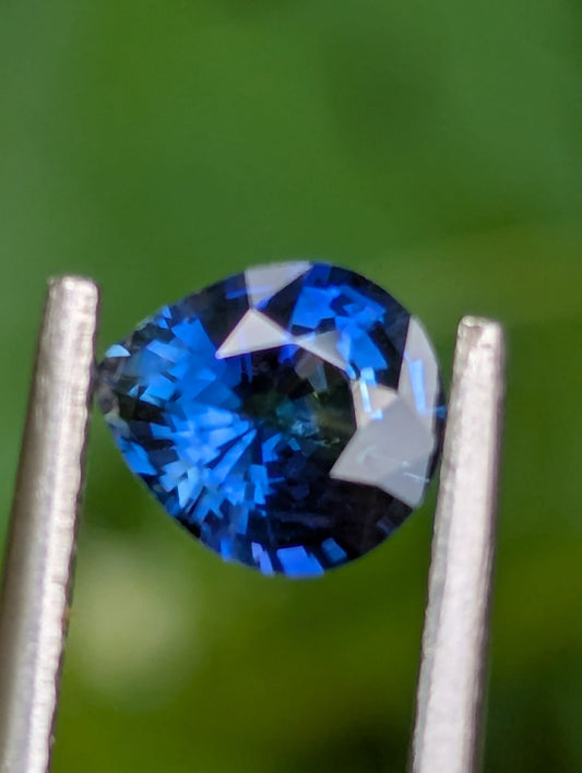 Natural Bi-Colour Sapphire 0.86ct Unheated Ceylon Sapphire VVS Blue Yellow Sapphire Loose Gemstone for Ring or Pendant