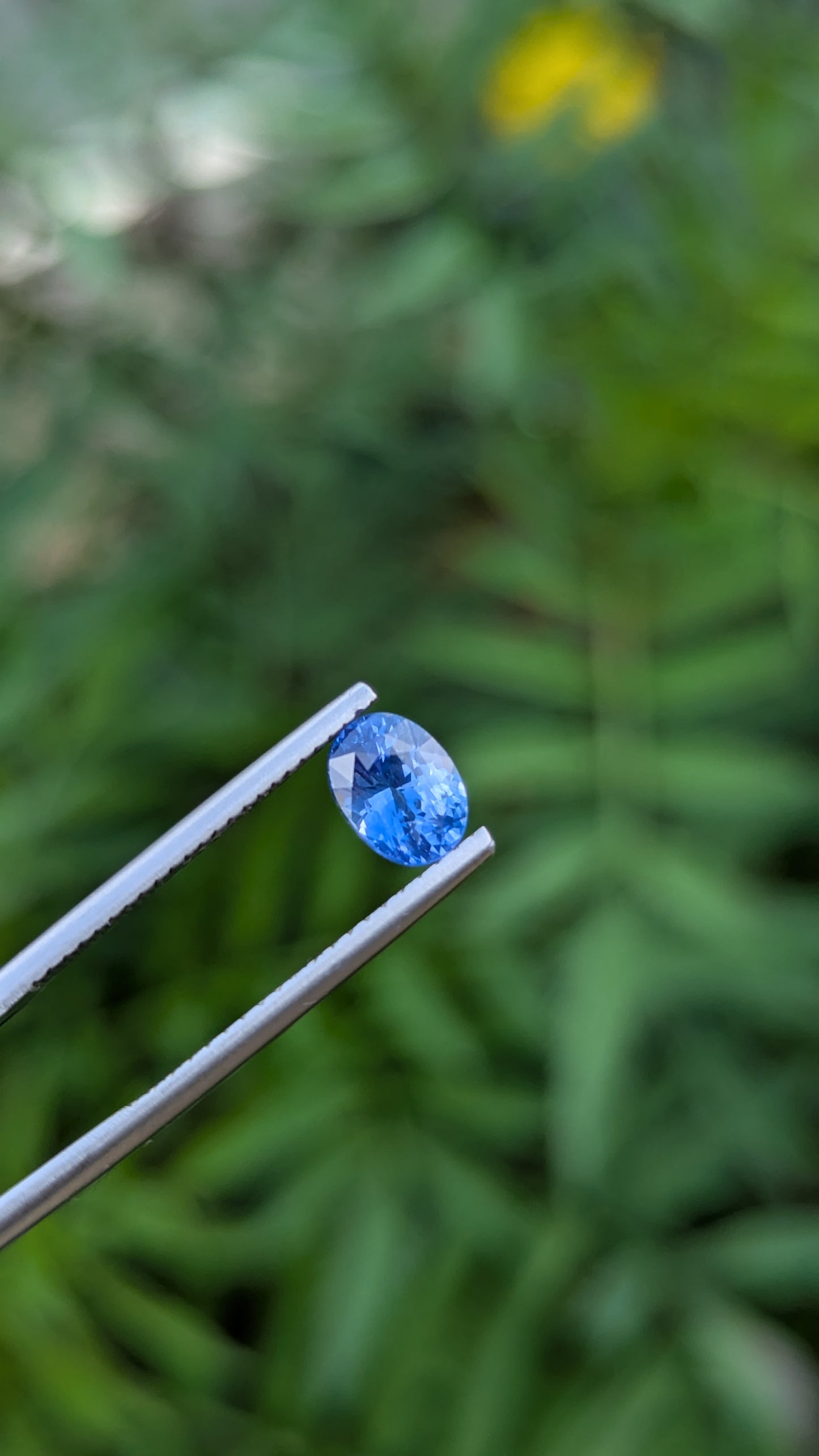 1.07 Ct Natural Unheated Blue Sapphire Oval Cut | Certified Ceylon Sapphire | Loose Blue Gemstone for Ring or Pendant