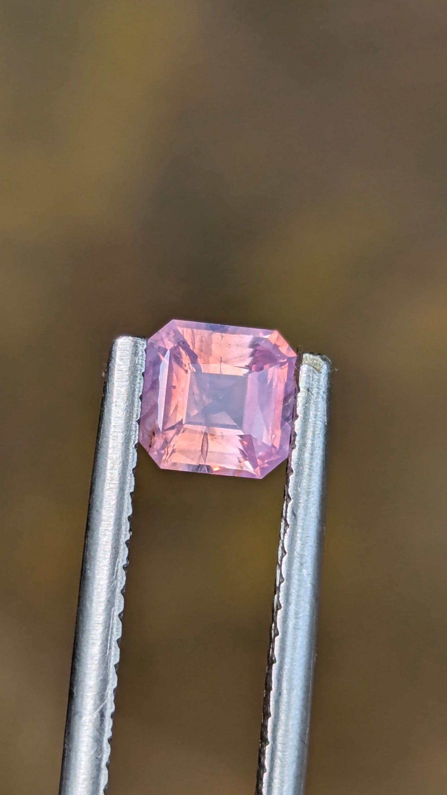 Natural Unheated Pink Sapphire 0.77 Ct | Asscher Cut | Sri Lanka