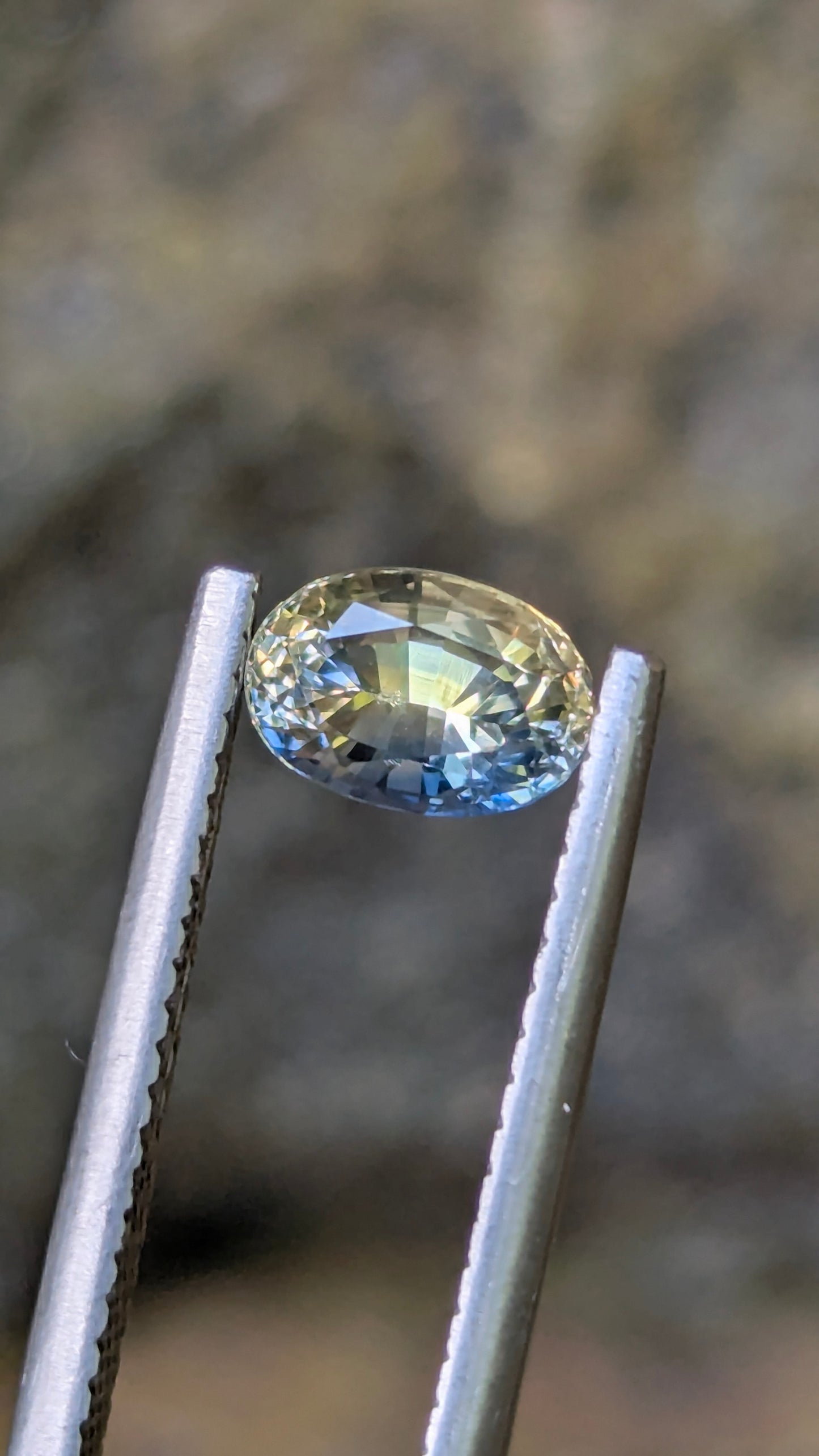 Natural Bi-Colour Sapphire – 1.10 ct Unheated Ceylon Oval Gemstone