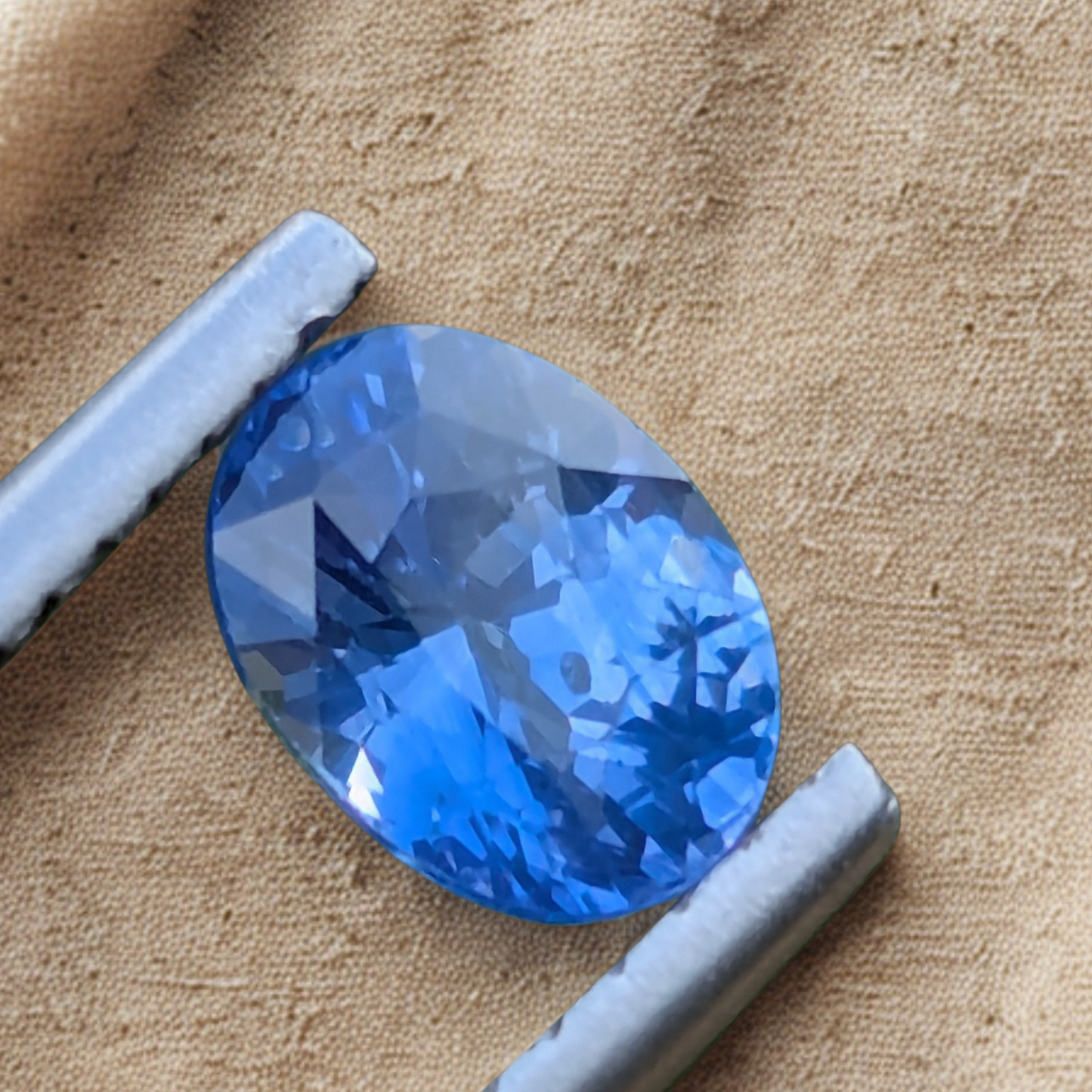 1.07 Ct Natural Unheated Blue Sapphire Oval Cut | Certified Ceylon Sapphire | Loose Blue Gemstone for Ring or Pendant