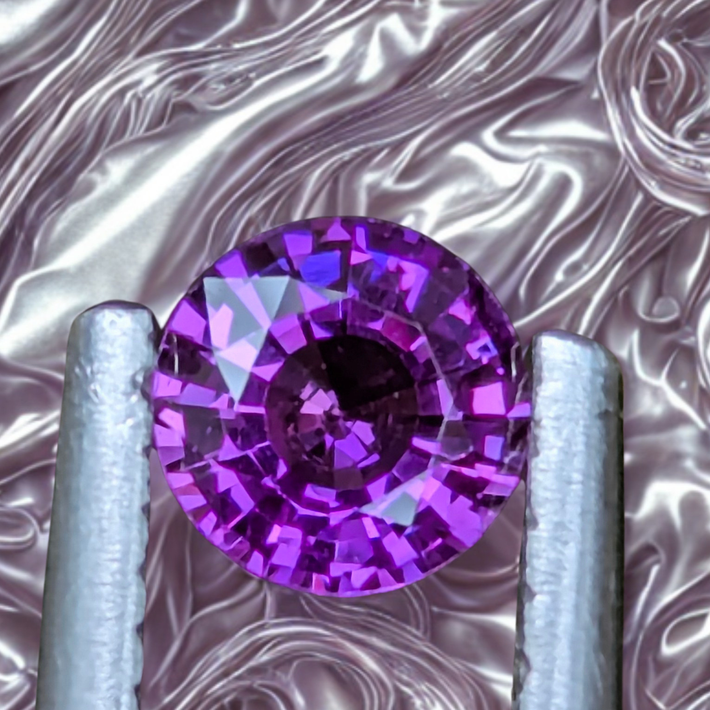Natural Ceylon Purple Sapphire – 5mm Round | VVS Clarity | Heated | Ratnapura, Sri Lanka