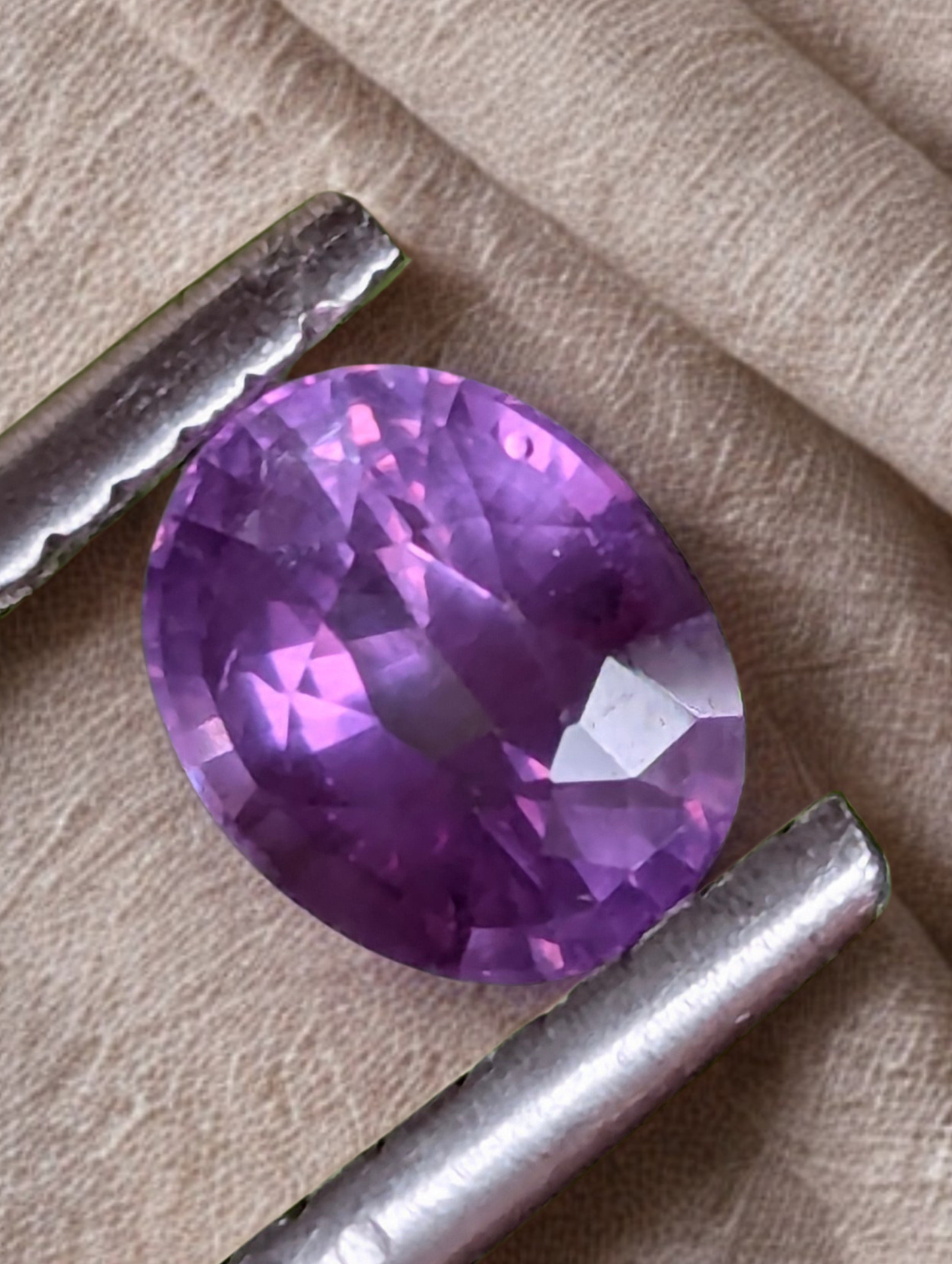 Natural Purple Sapphire 0.90 Ct | Unheated Ceylon Sapphire | GRC-SAP-092
