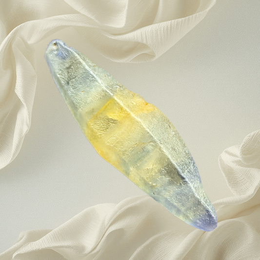 Natural Bi-Colour Sapphire Crystal – 10.78ct Yellow & Blue Rough