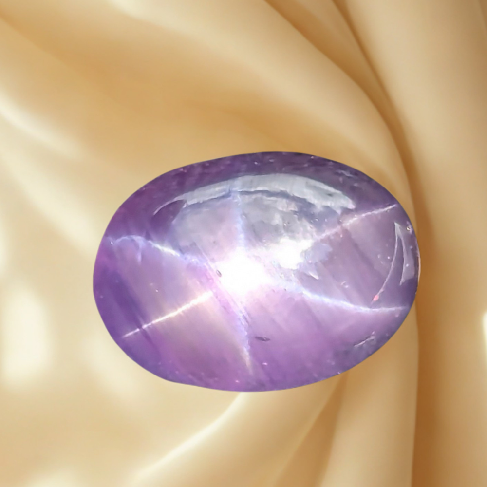 Natural Purple Star Sapphire 2.46 Ct