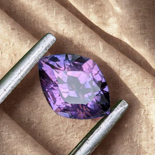 Natural Unheated Purplish Pink Sapphire 1.17ct | Ceylon Sri Lankan Sapphire | Eye Clean Loose Gemstone for Ring or Pendant