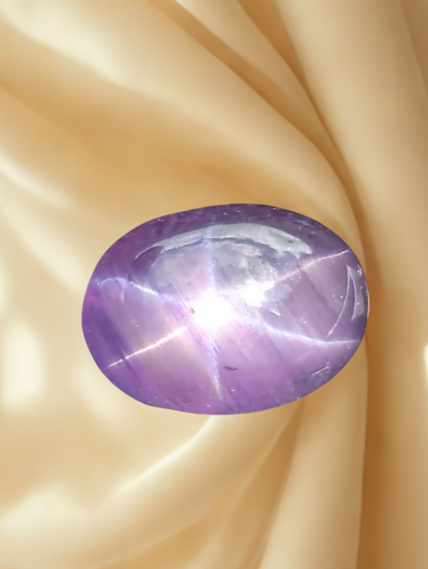 Natural Purple Star Sapphire 2.46 Ct