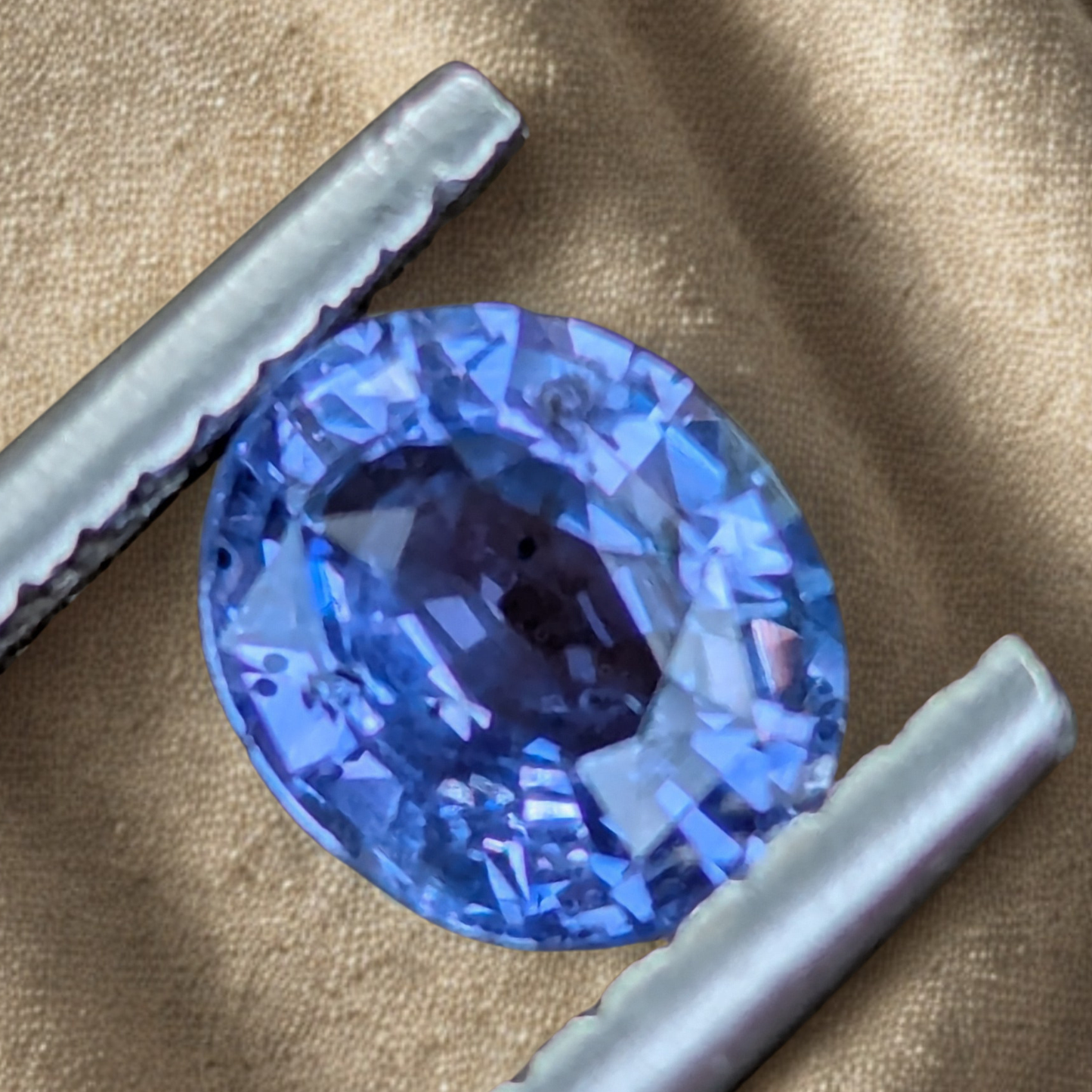 Natural Unheated Pastel Blue Sapphire