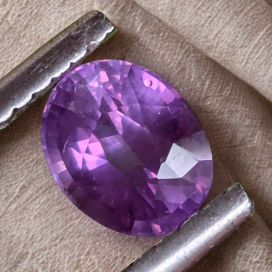 Natural Purple Sapphire 0.90 Ct | Unheated Ceylon Sapphire | GRC-SAP-092