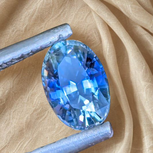 Natural Bi-Color Sapphire 1.00 Ct | Unheated & Untreated Ceylon Sapphire