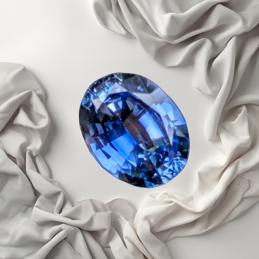 Natural Cornflower Blue Sapphire – 0.77 Ct