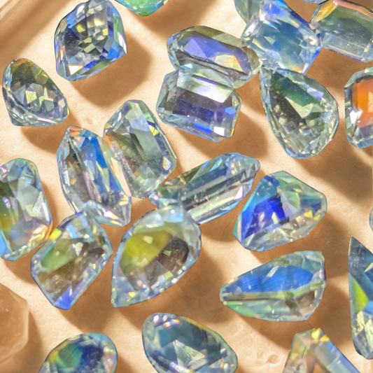 Natural Rainbow Moonstone Parcel – 25.65ct (25pcs) Clean Eye Clean Madagascar