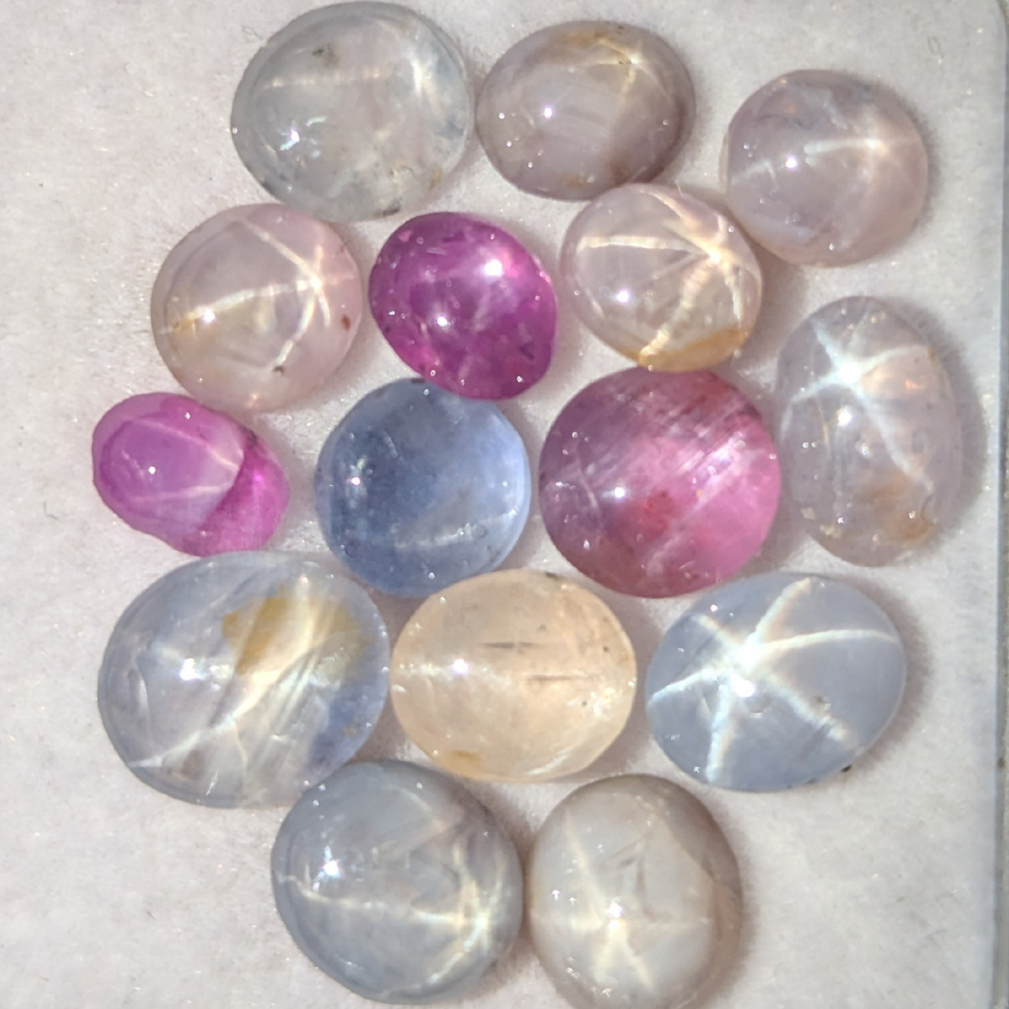 Natural Star Sapphire & Chrysoberyl Cat’s Eye Parcel – 17.8ct (19pcs) VS–VVS | Sri Lanka Origin