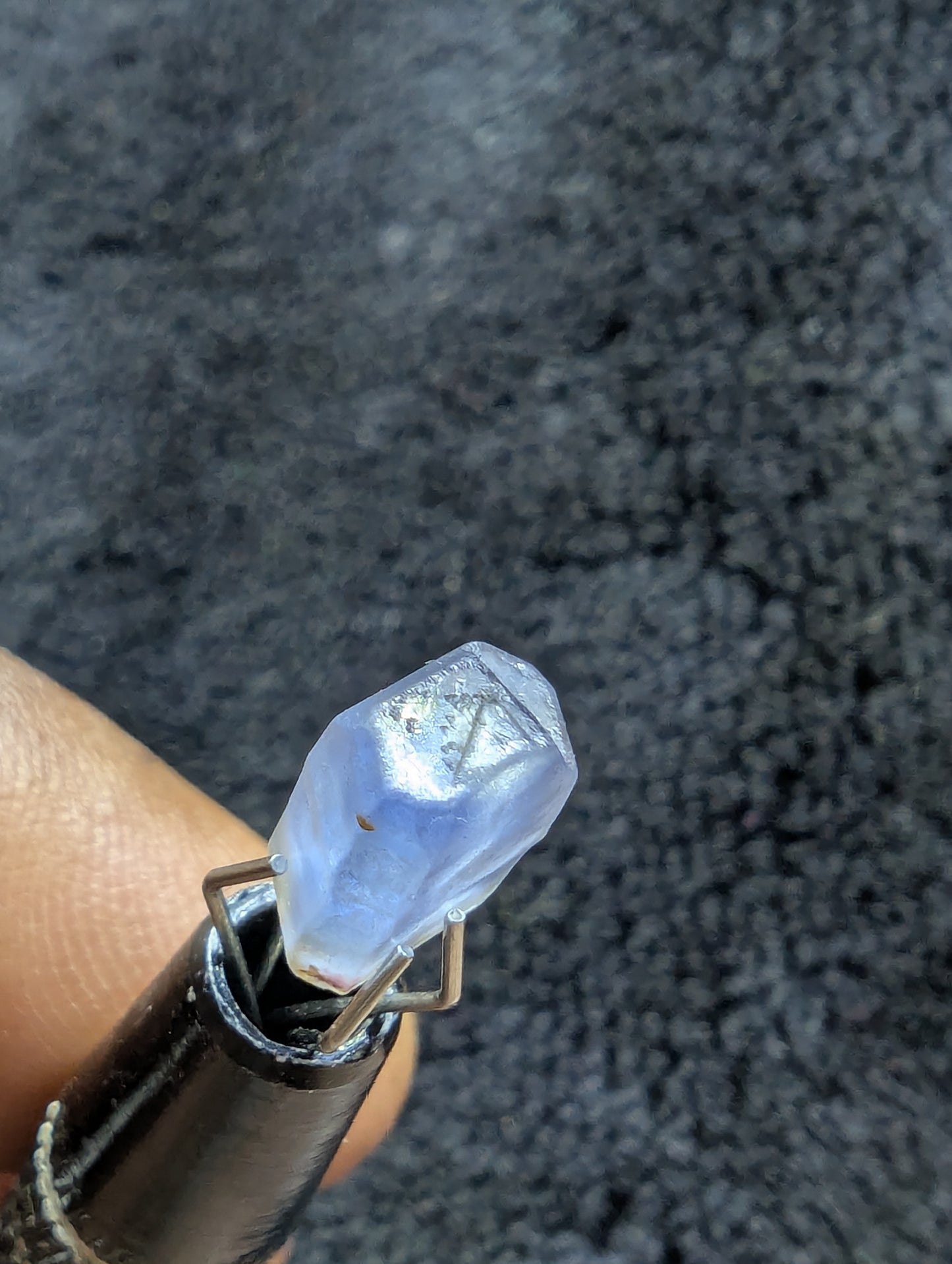 Natural Pale Blue Sapphire Crystal – 3.56 ct | Raw Ceylon Sapphire