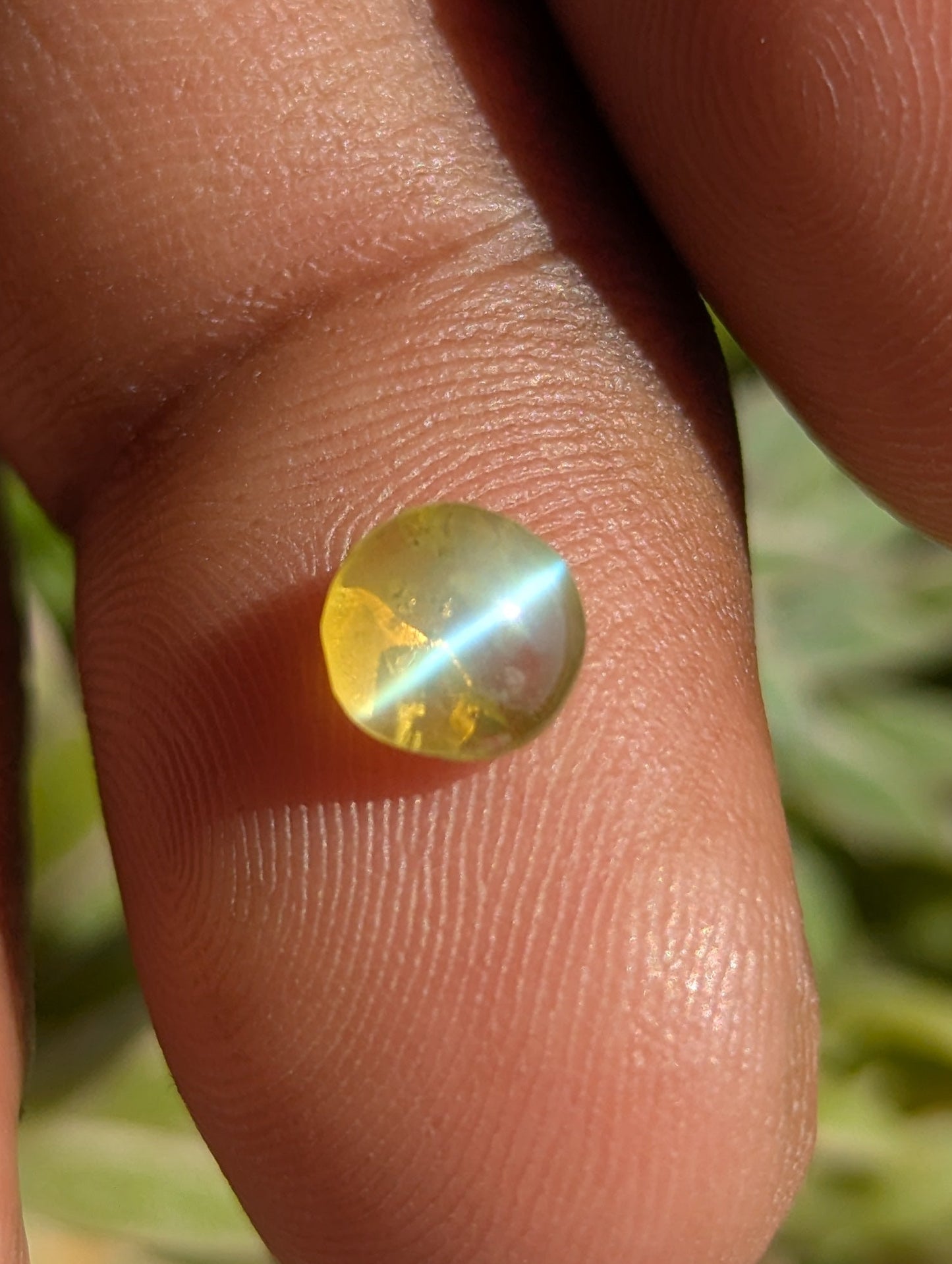 Natural Chrysoberyl Cat’s Eye 1.47ct Round 6mm – Clean Stone with Sharp Eye Effect