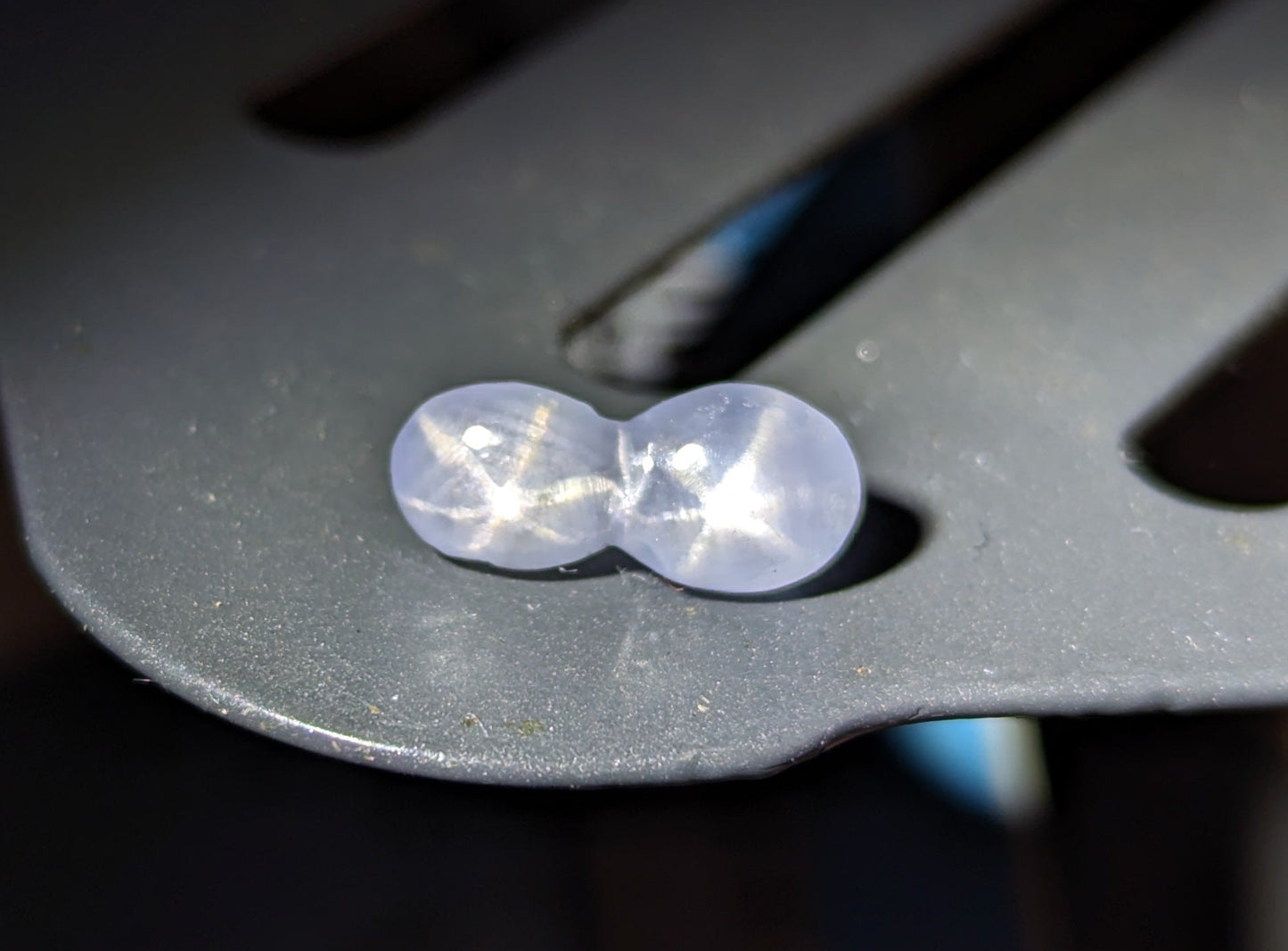 Natural Twin Star Sapphire – 2.13ct Rare Double Star Gem