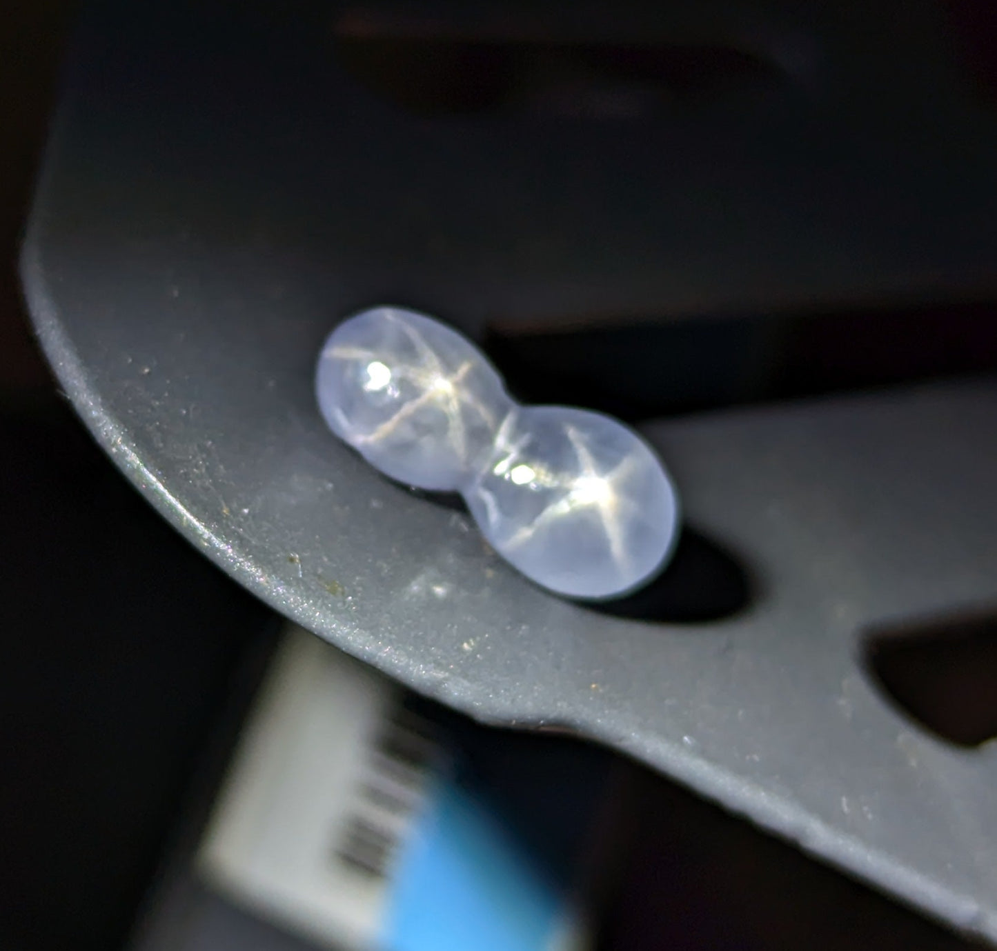 Natural Twin Star Sapphire – 2.13ct Rare Double Star Gem