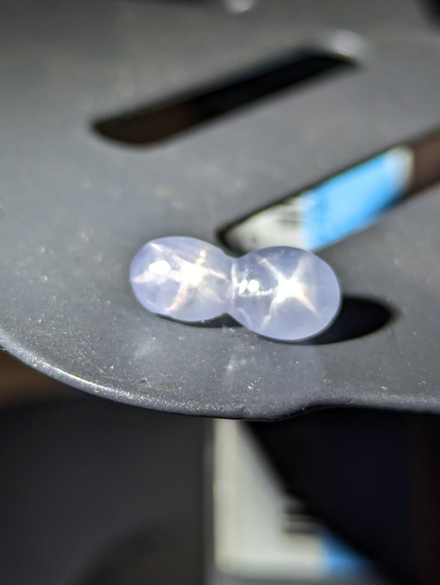 Natural Twin Star Sapphire – 2.13ct Rare Double Star Gem