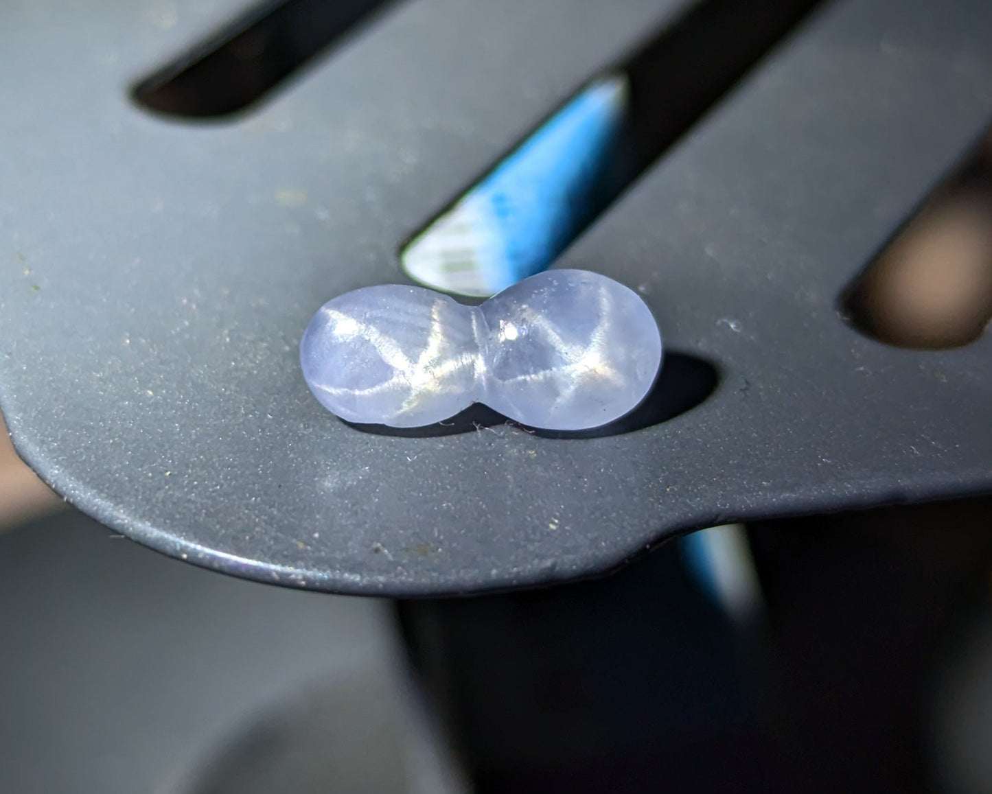 Natural Twin Star Sapphire – 2.13ct Rare Double Star Gem