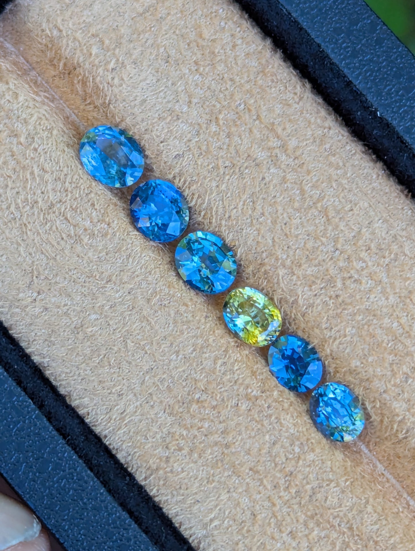 Natural Bi-Colour Sapphire Ovals Parcel – 3.28ct Ceylon Gemstones