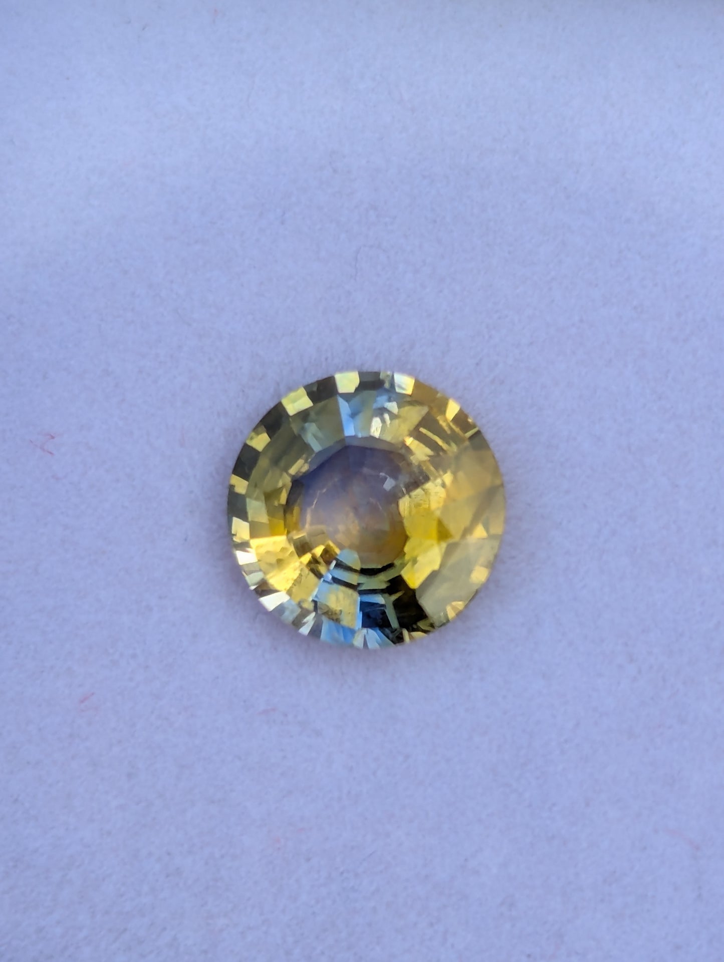 Natural Bicolour Sapphire 1.53ct Blue Yellow Heated Loose Gemstone