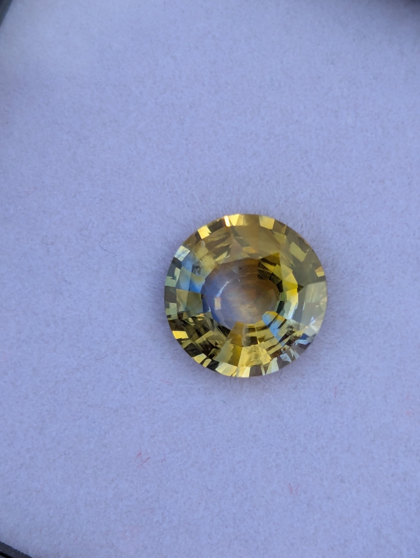Natural Bicolour Sapphire 1.53ct Blue Yellow Heated Loose Gemstone