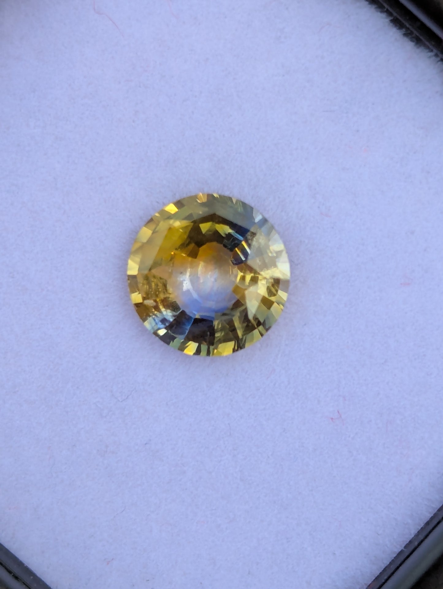 Natural Bicolour Sapphire 1.53ct Blue Yellow Heated Loose Gemstone