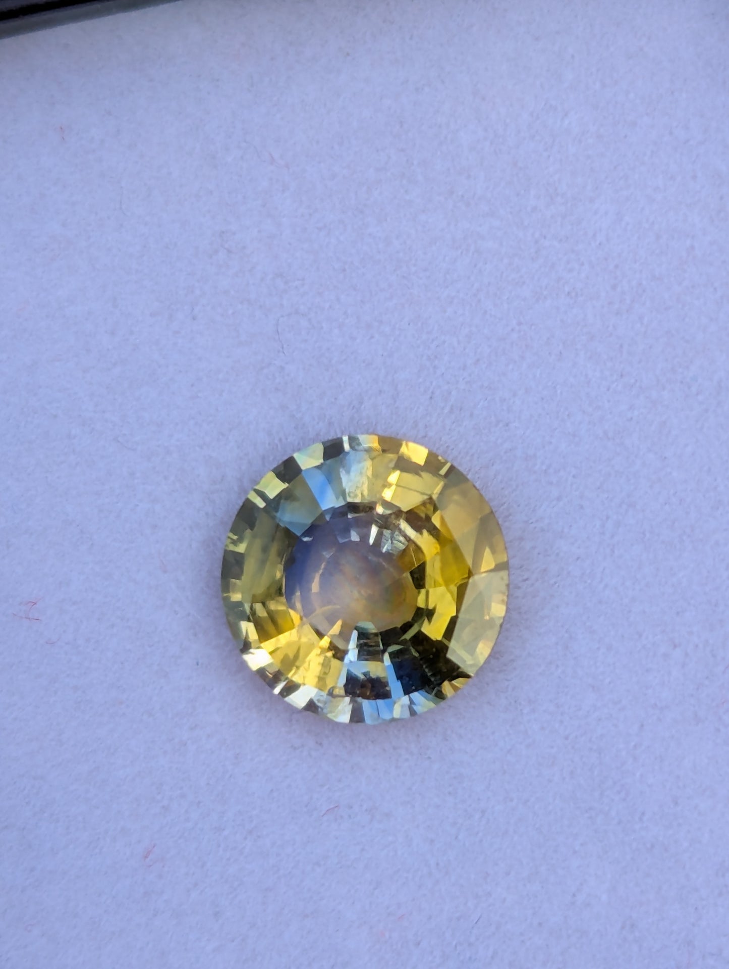 Natural Bicolour Sapphire 1.53ct Blue Yellow Heated Loose Gemstone