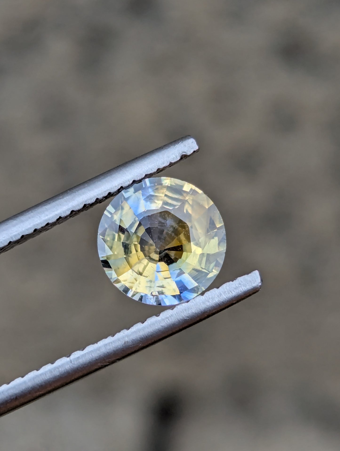 Natural Bicolour Sapphire 1.53ct Blue Yellow Heated Loose Gemstone