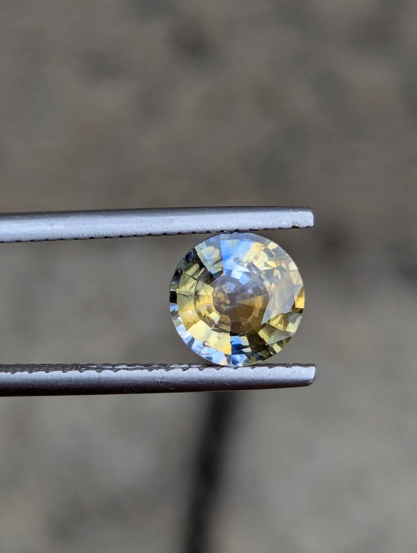 Natural Bicolour Sapphire 1.53ct Blue Yellow Heated Loose Gemstone
