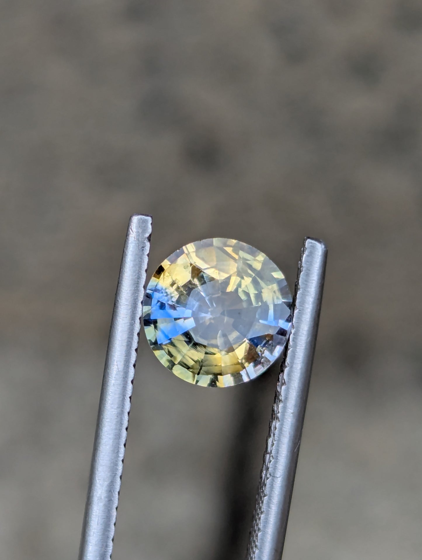 Natural Bicolour Sapphire 1.53ct Blue Yellow Heated Loose Gemstone