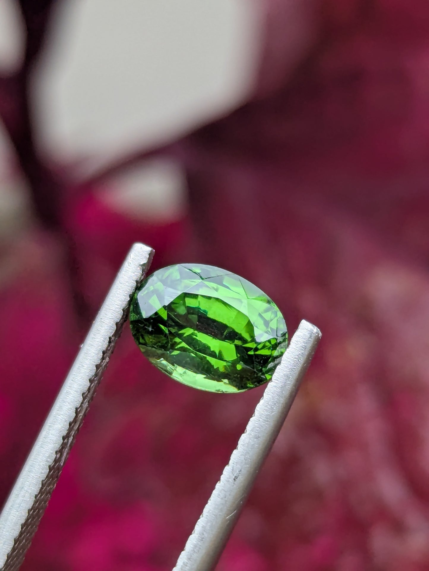 Natural Green Zircon 1.87 Ct | Untreated Ceylon Gemstone