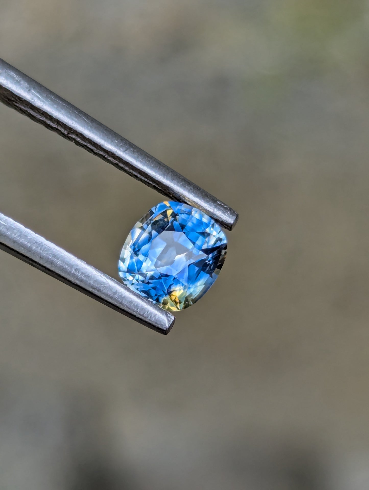 Natural Bi-Color Sapphire – 0.83 Carat Cushion Cut | Ceylon Sapphire