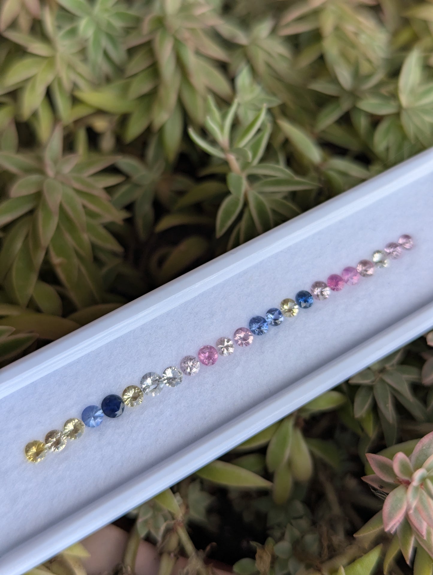 Natural Multi-Color Sapphire Parcel – 3.06 Carats | 25 Pieces | 3mm Round Sapphires