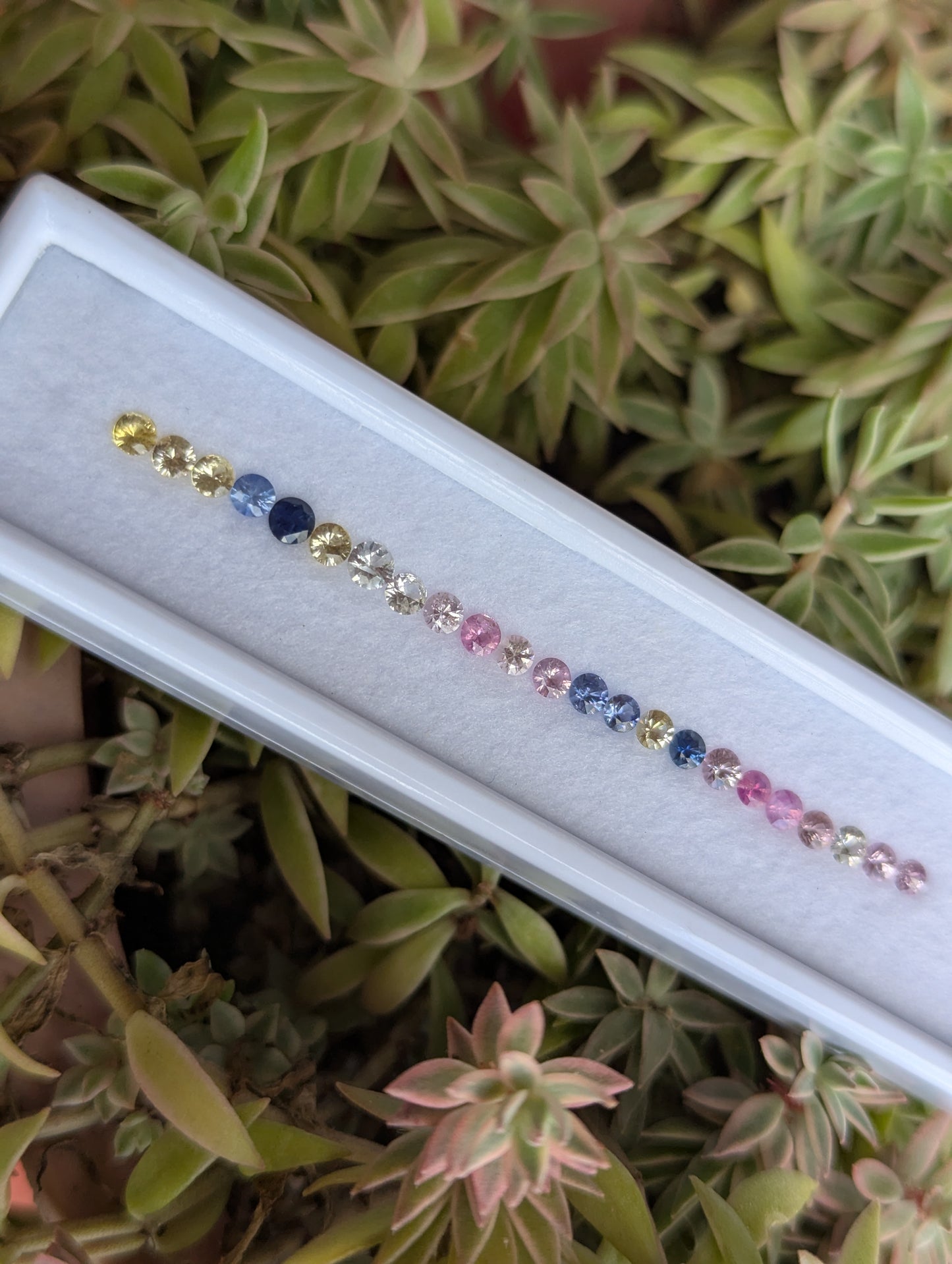 Natural Multi-Color Sapphire Parcel – 3.06 Carats | 25 Pieces | 3mm Round Sapphires