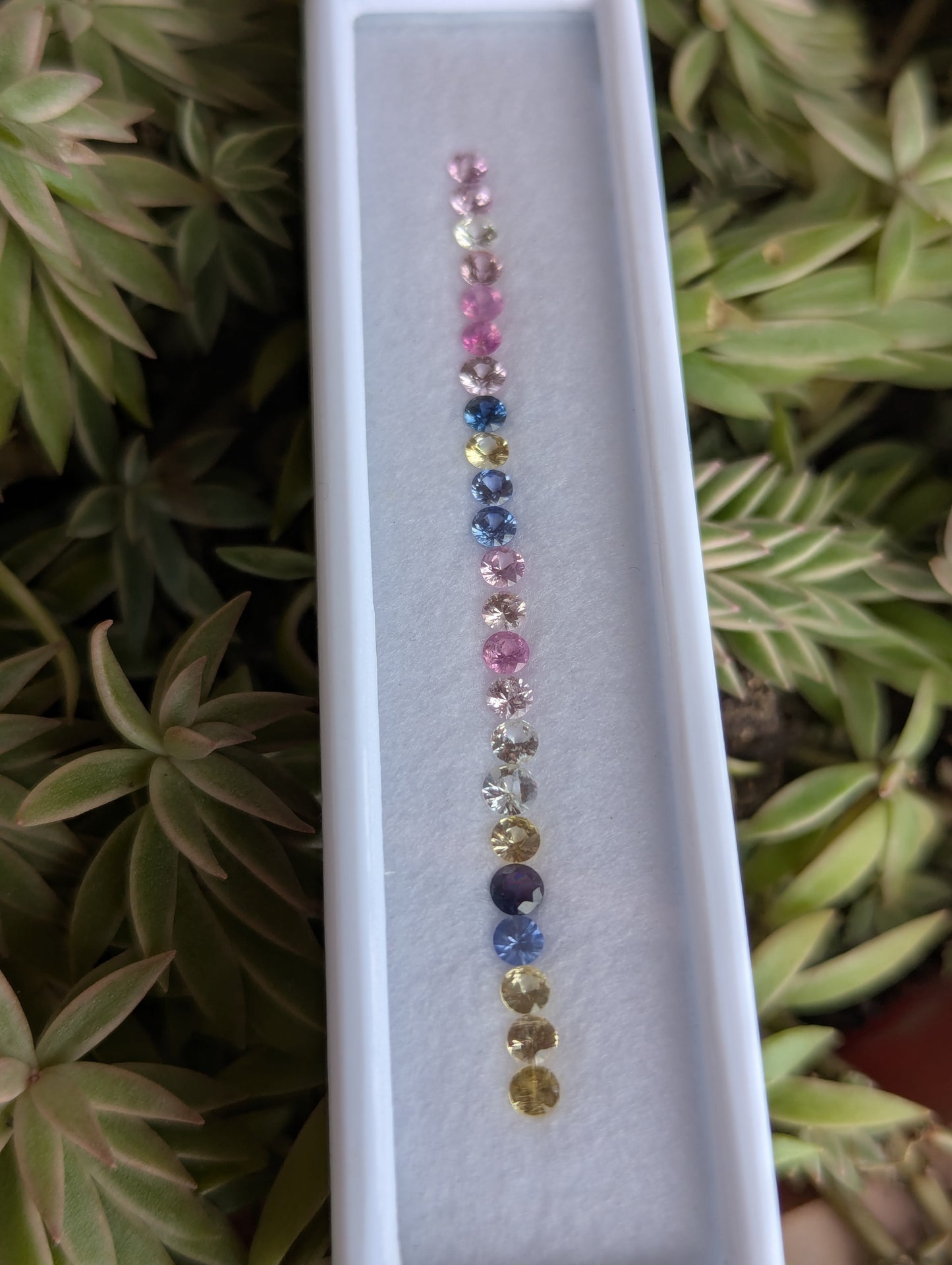 Natural Multi-Color Sapphire Parcel – 3.06 Carats | 25 Pieces | 3mm Round Sapphires