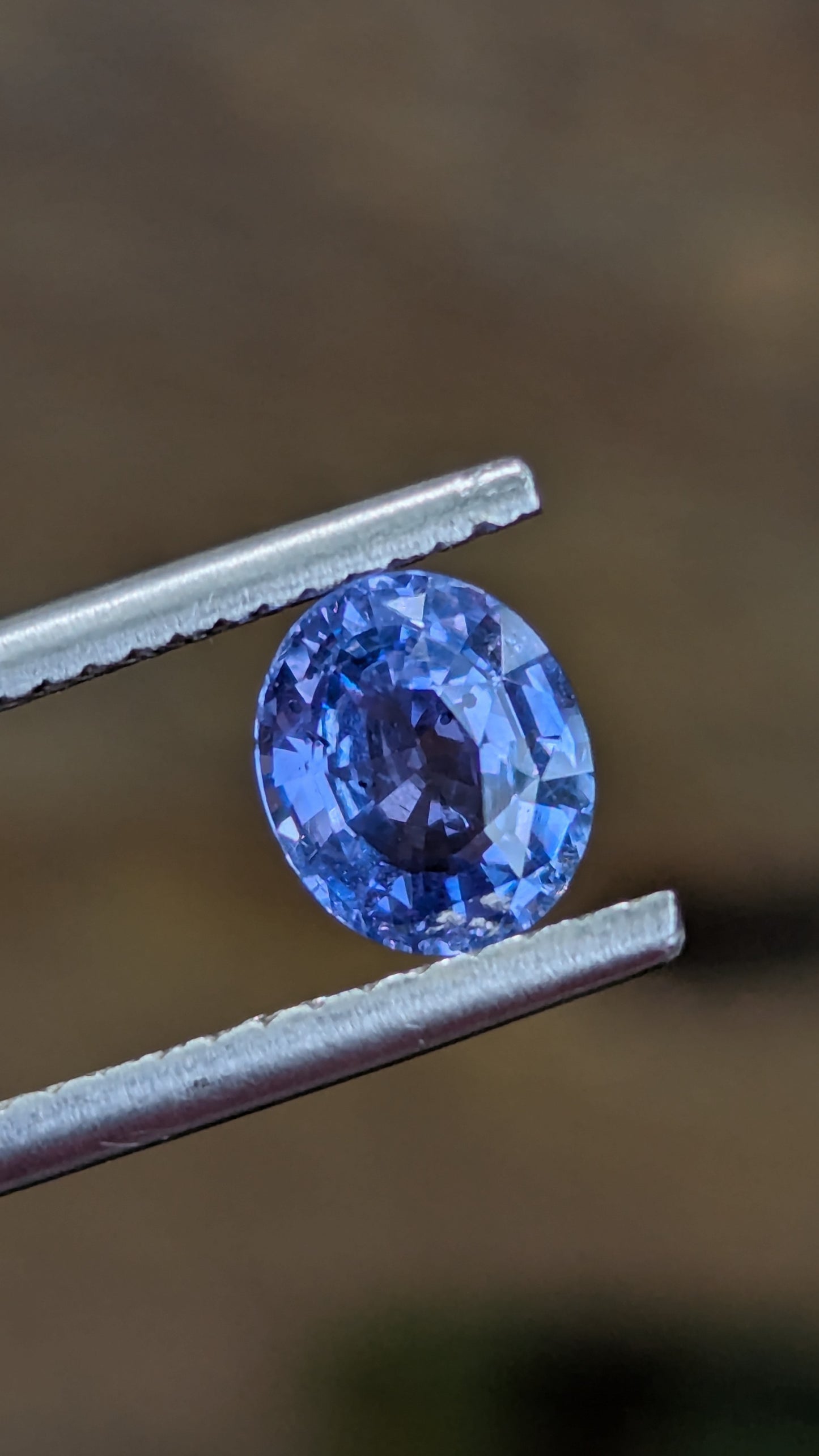 Natural Unheated Pastel Blue Sapphire