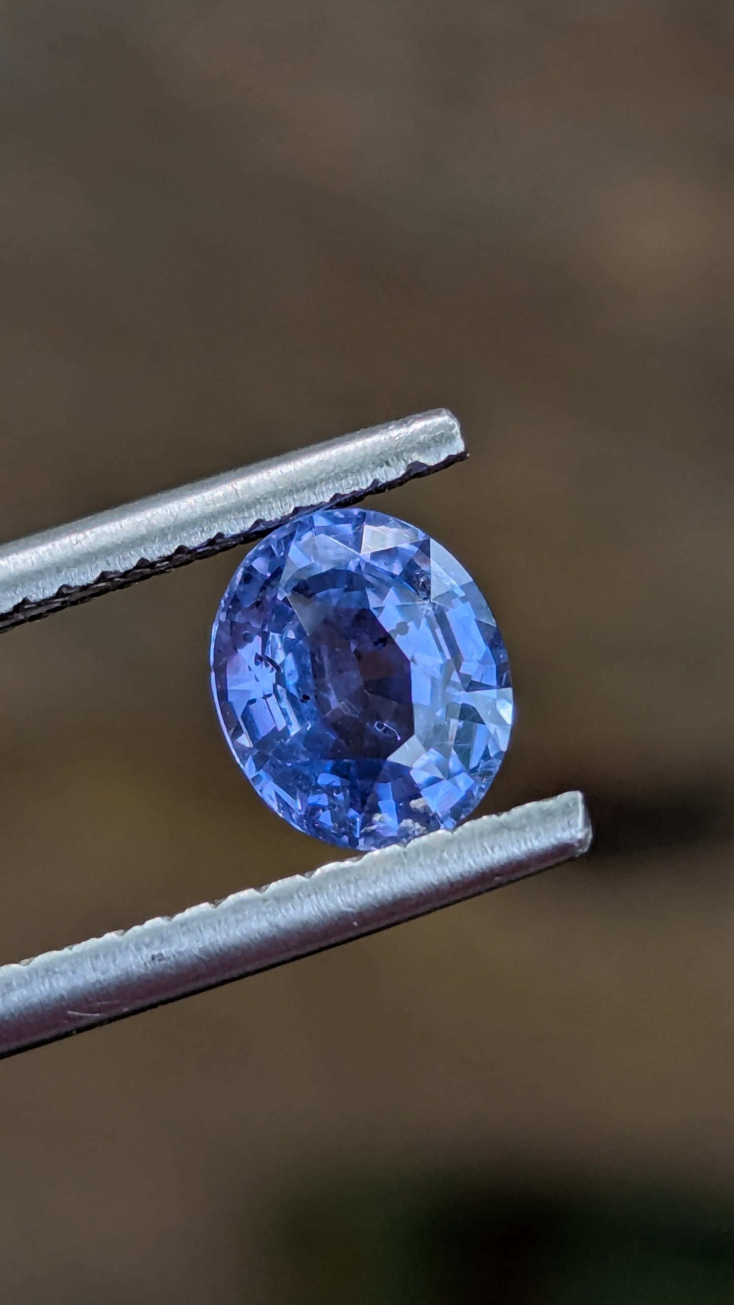 Natural Unheated Pastel Blue Sapphire