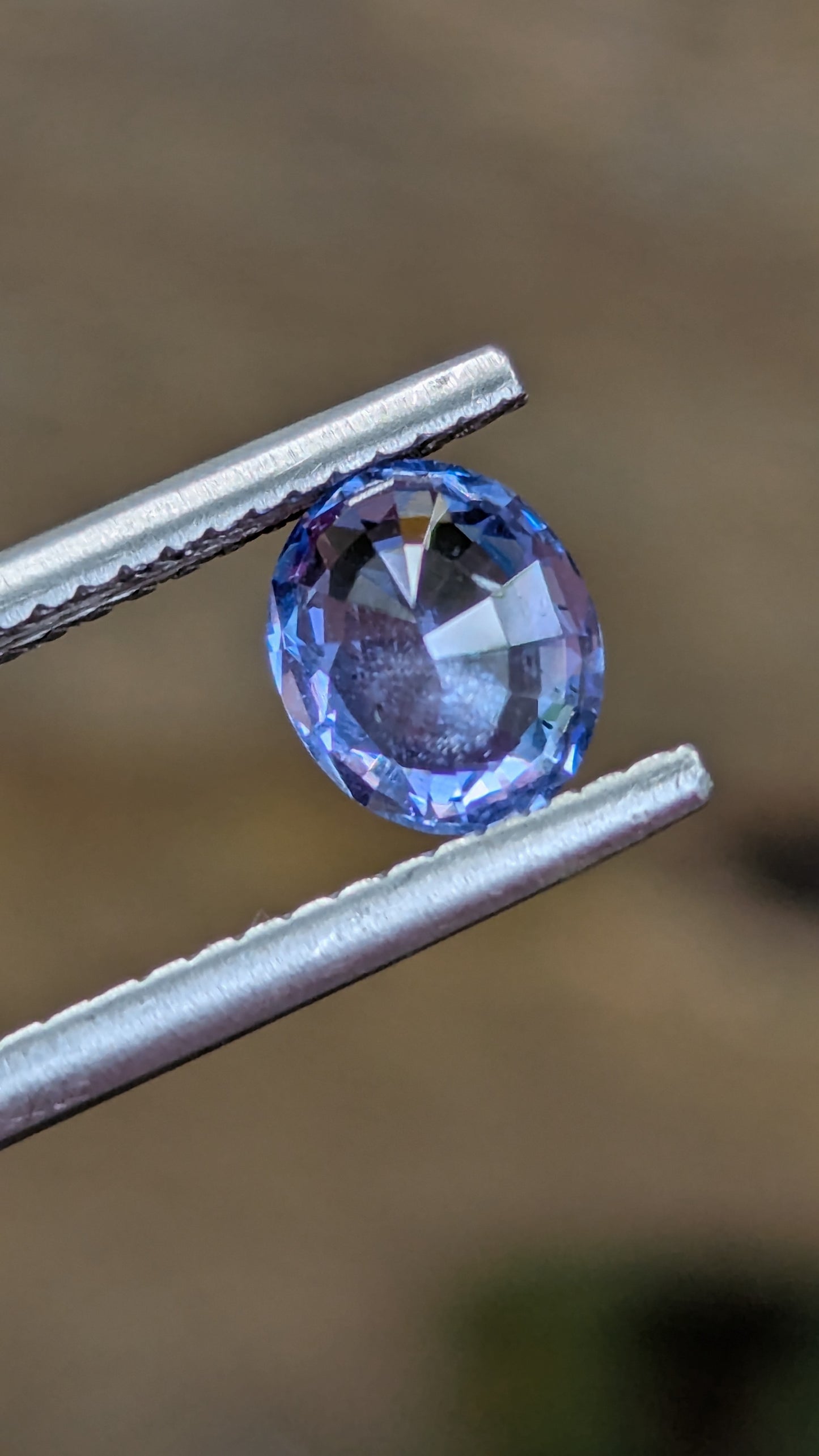 Natural Unheated Pastel Blue Sapphire