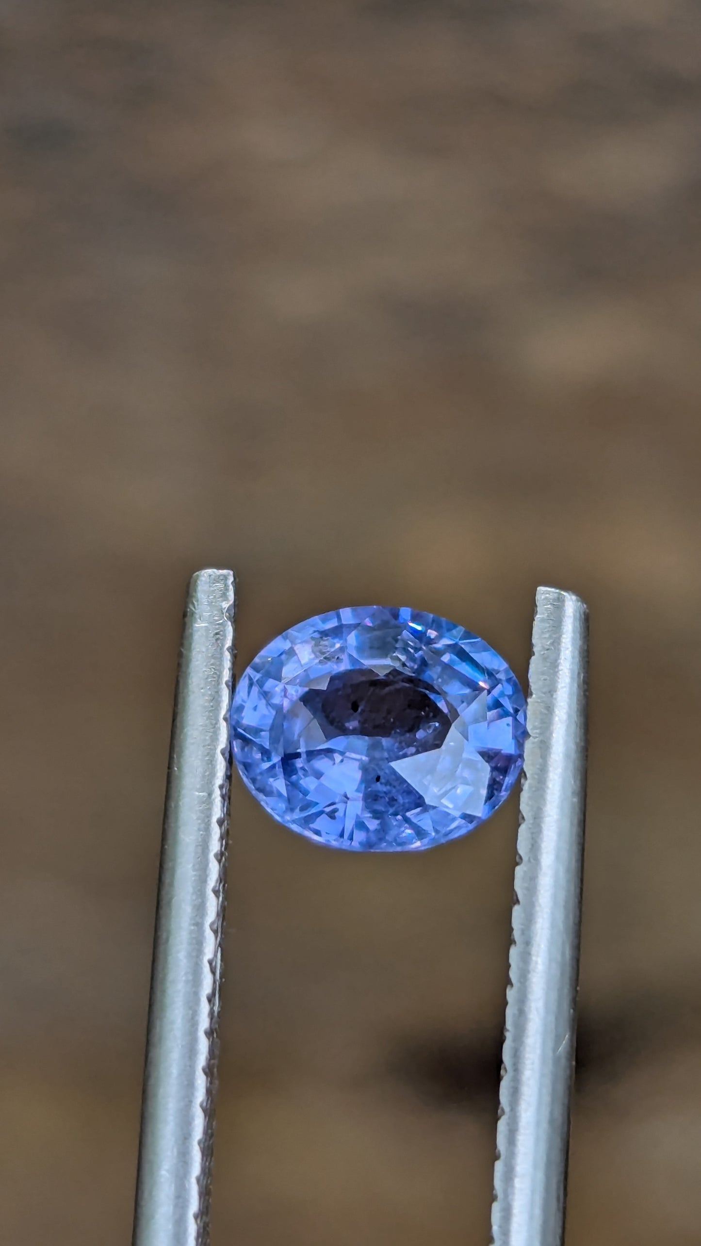 Natural Unheated Pastel Blue Sapphire