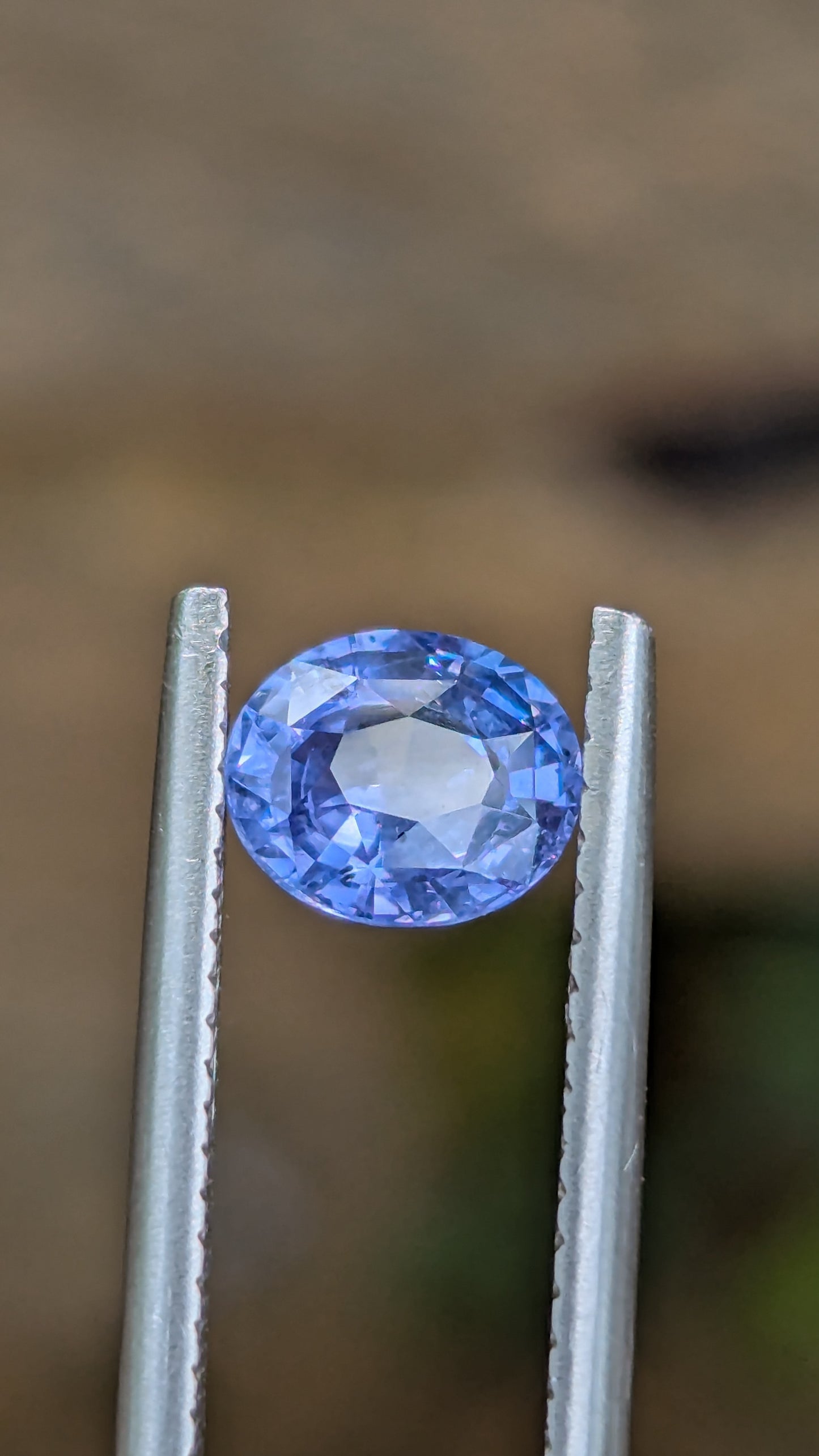 Natural Unheated Pastel Blue Sapphire