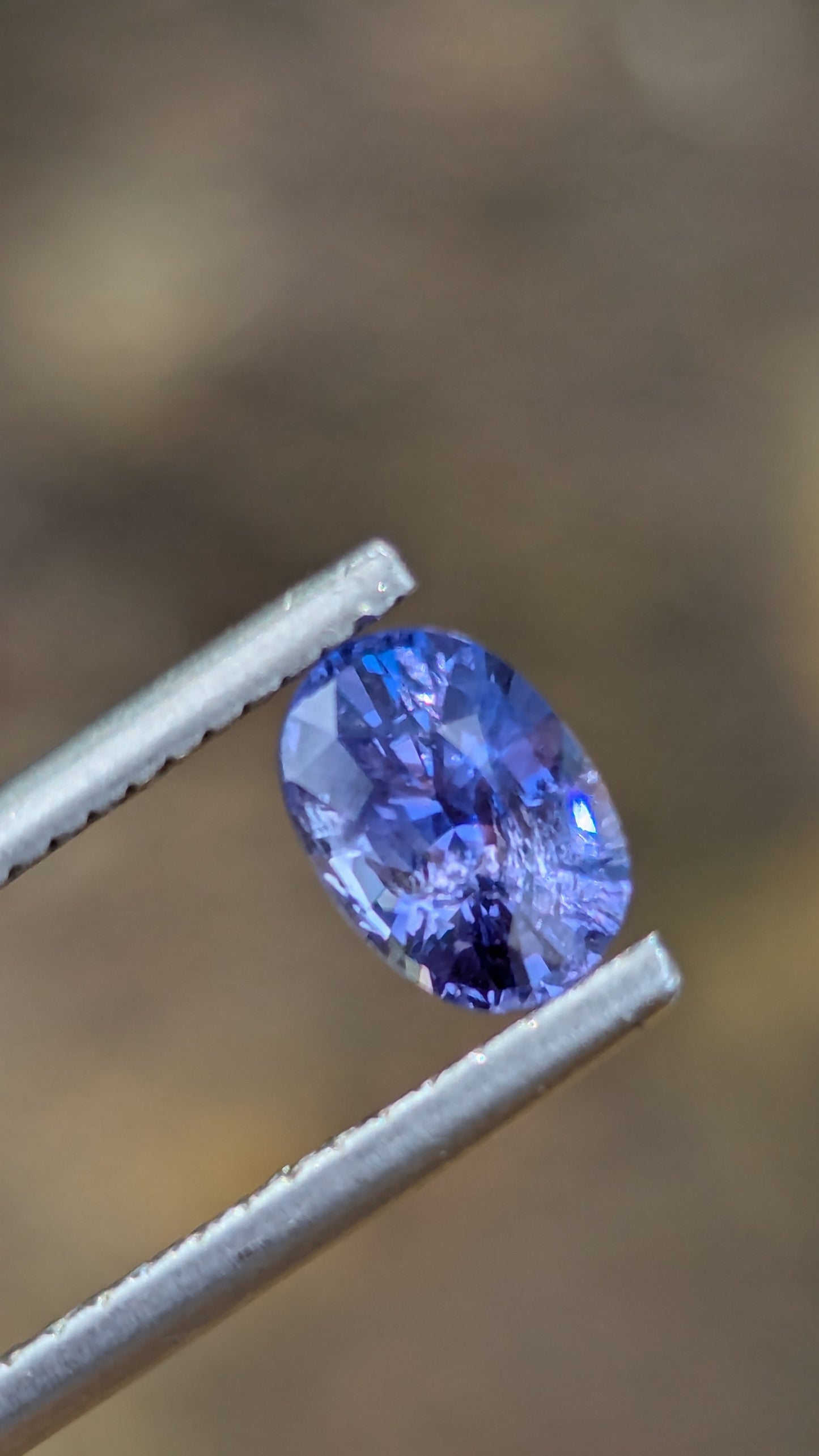 Natural Ceylon Lavender Sapphire 0.995 Ct | Super Eye Clean | 6.8 × 5.8 mm Oval Loose Sapphire | Ratnapura Sri Lanka