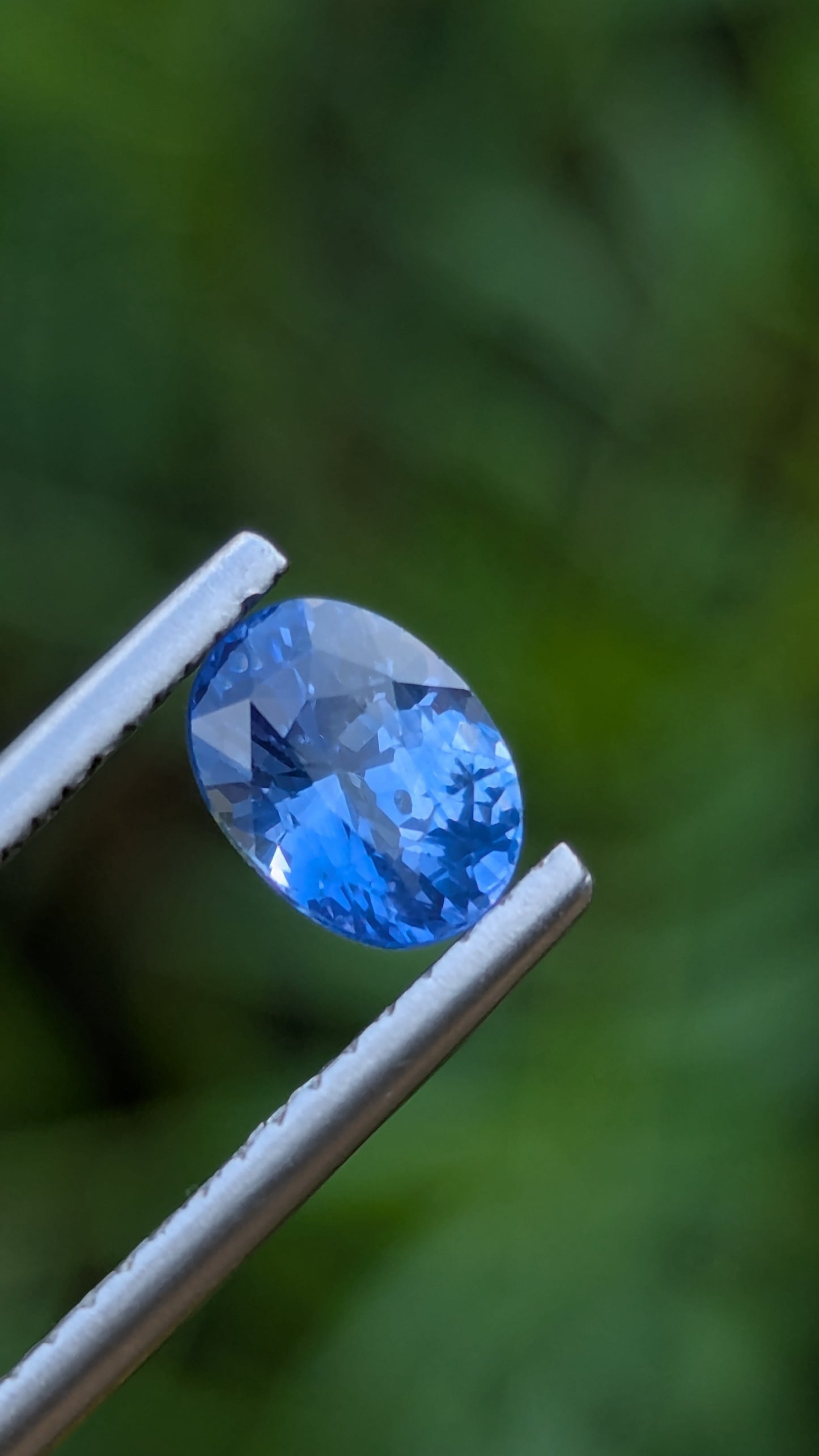 1.07 Ct Natural Unheated Blue Sapphire Oval Cut | Certified Ceylon Sapphire | Loose Blue Gemstone for Ring or Pendant