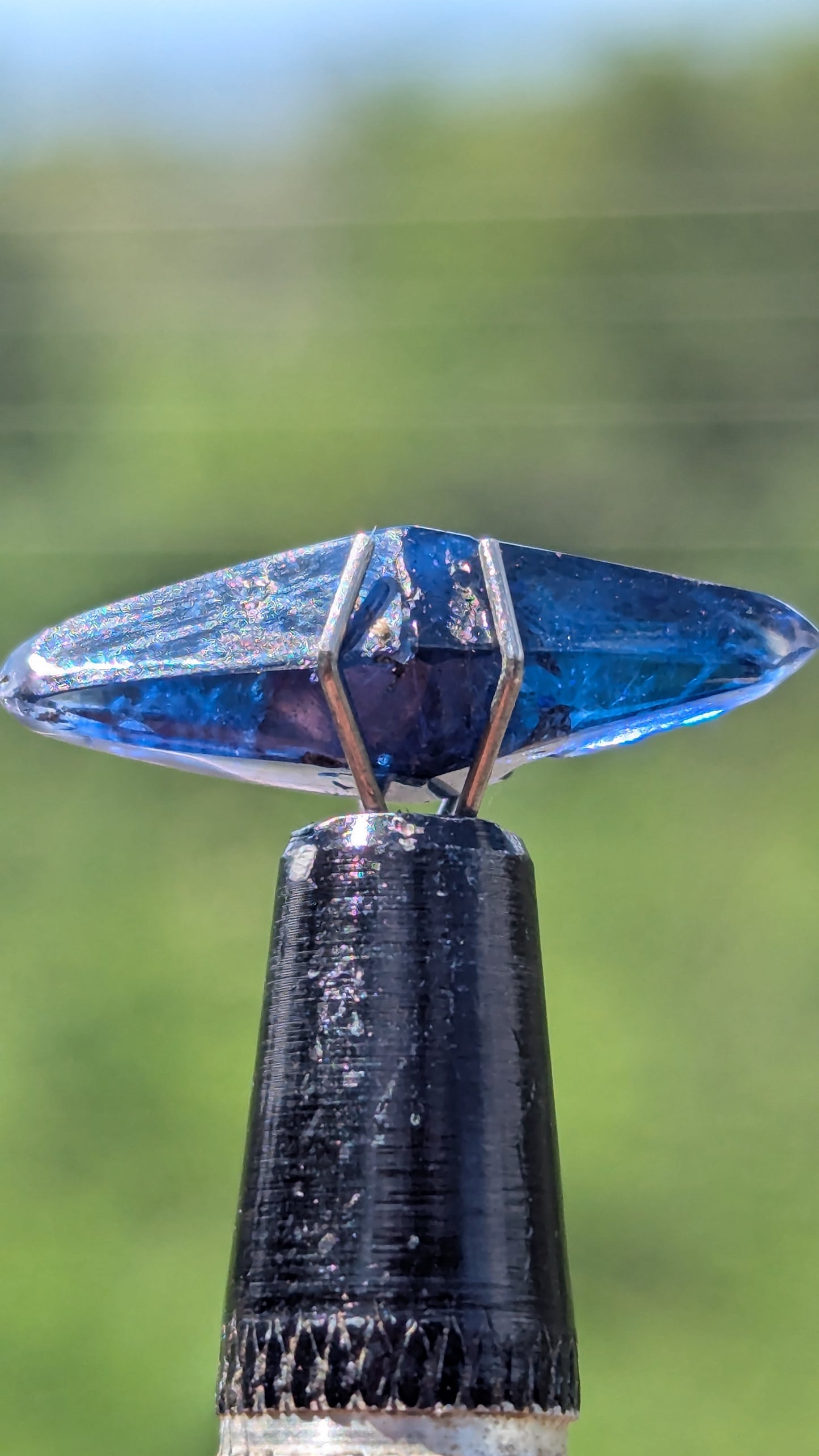 Natural Royal Blue Sapphire Crystal 5.64ct | Polished Crystal | Ratnapura, Sri Lanka