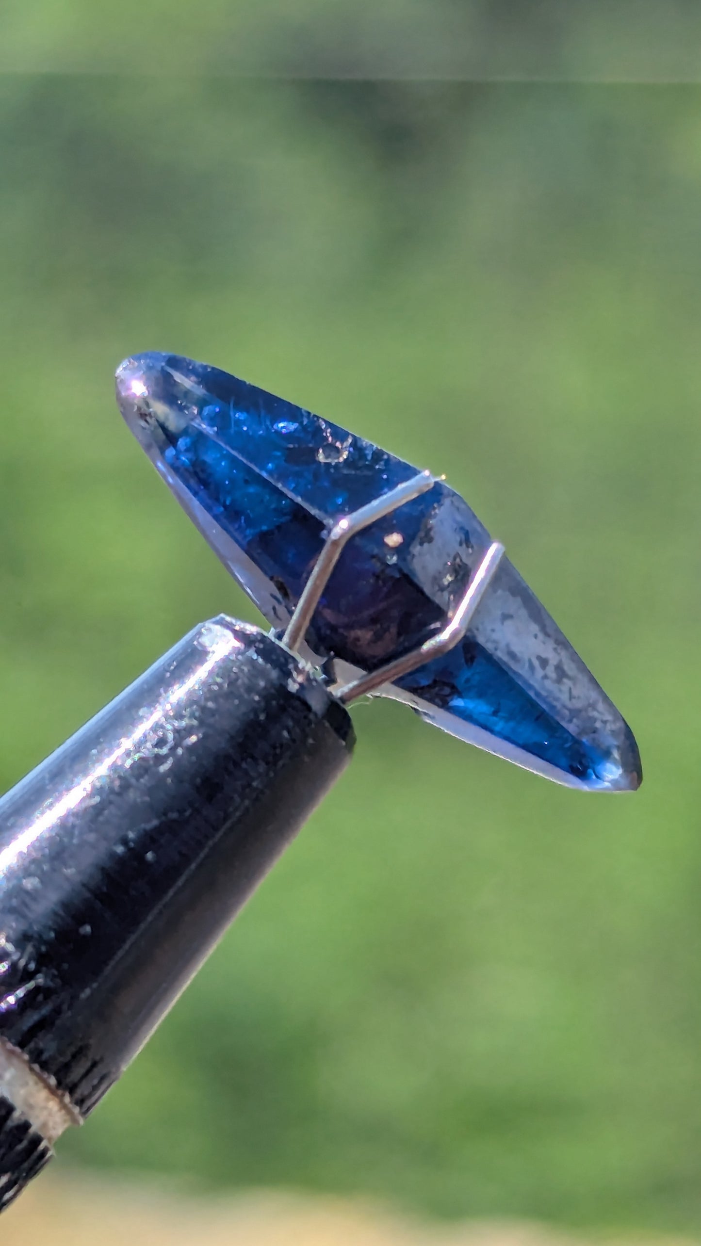 Natural Royal Blue Sapphire Crystal 5.64ct | Polished Crystal | Ratnapura, Sri Lanka