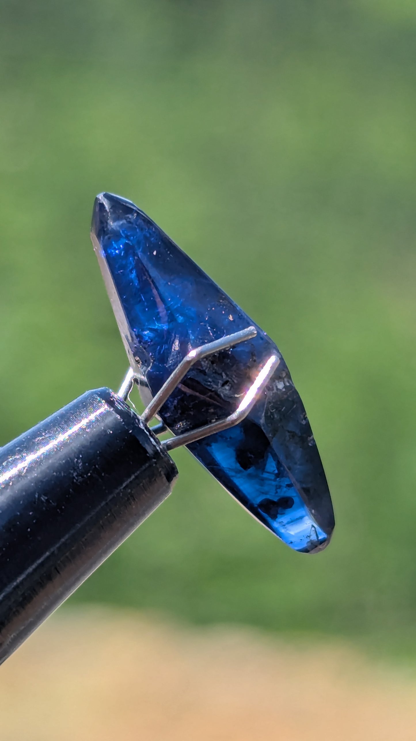 Natural Royal Blue Sapphire Crystal 5.64ct | Polished Crystal | Ratnapura, Sri Lanka