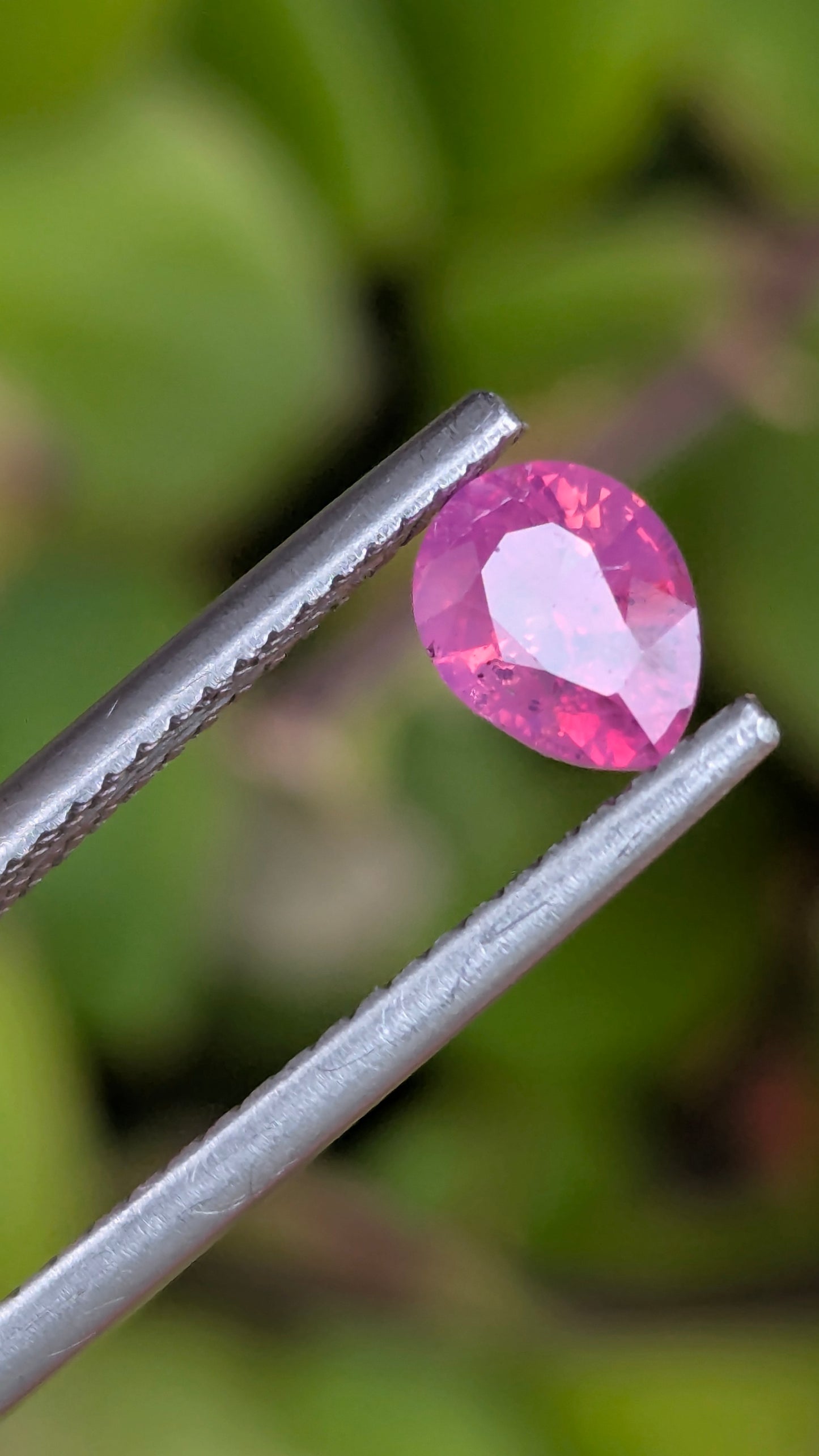 Natural Unheated Padparadscha Color Smoky Sapphire 0.99 Ct Pear Cut