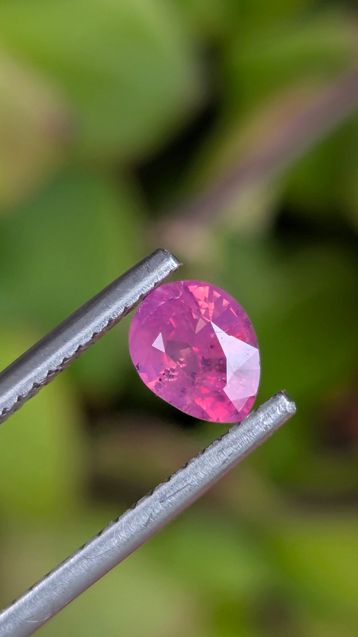 Natural Unheated Padparadscha Color Smoky Sapphire 0.99 Ct Pear Cut