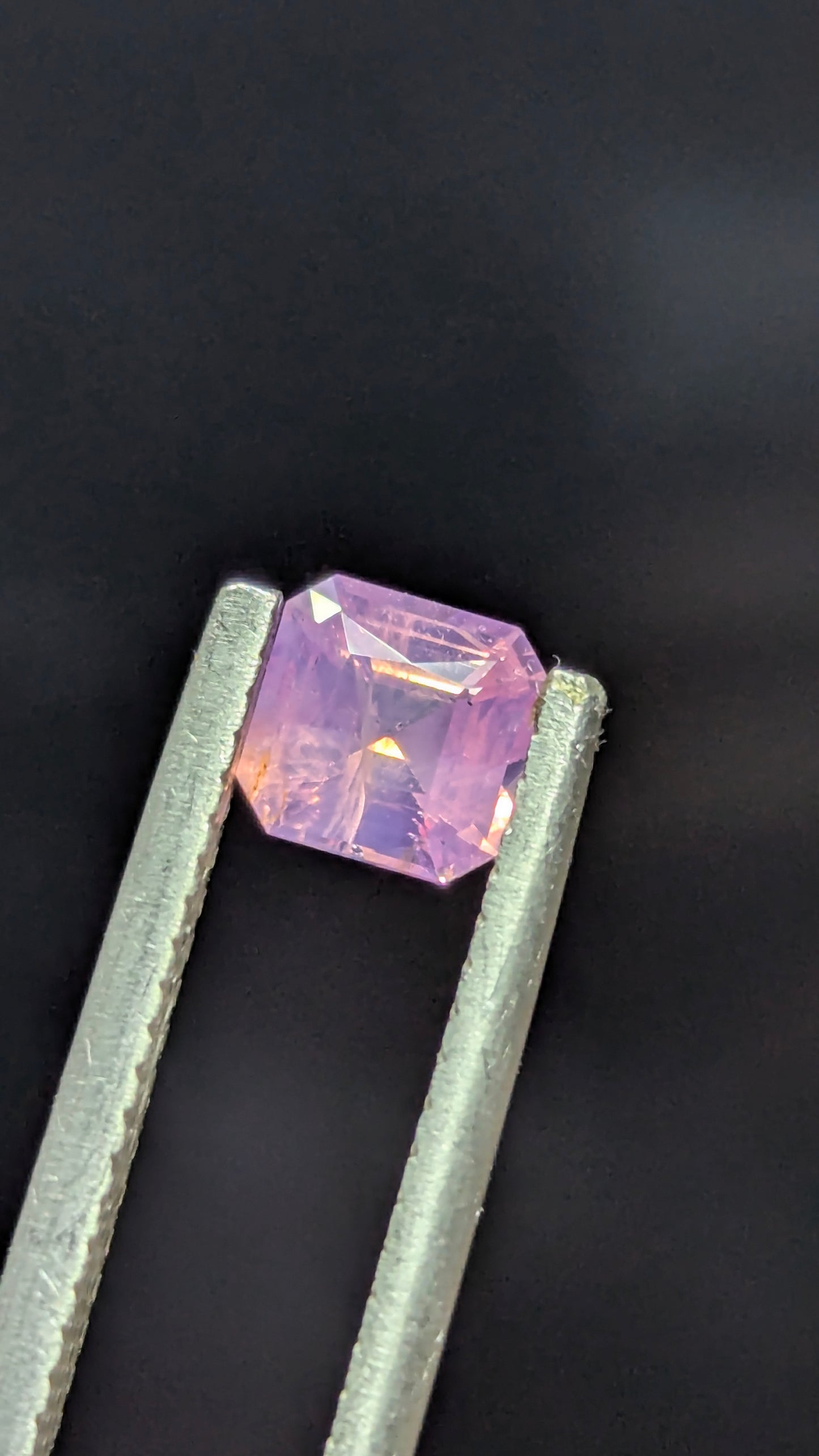 Natural Unheated Pink Sapphire 0.77 Ct | Asscher Cut | Sri Lanka
