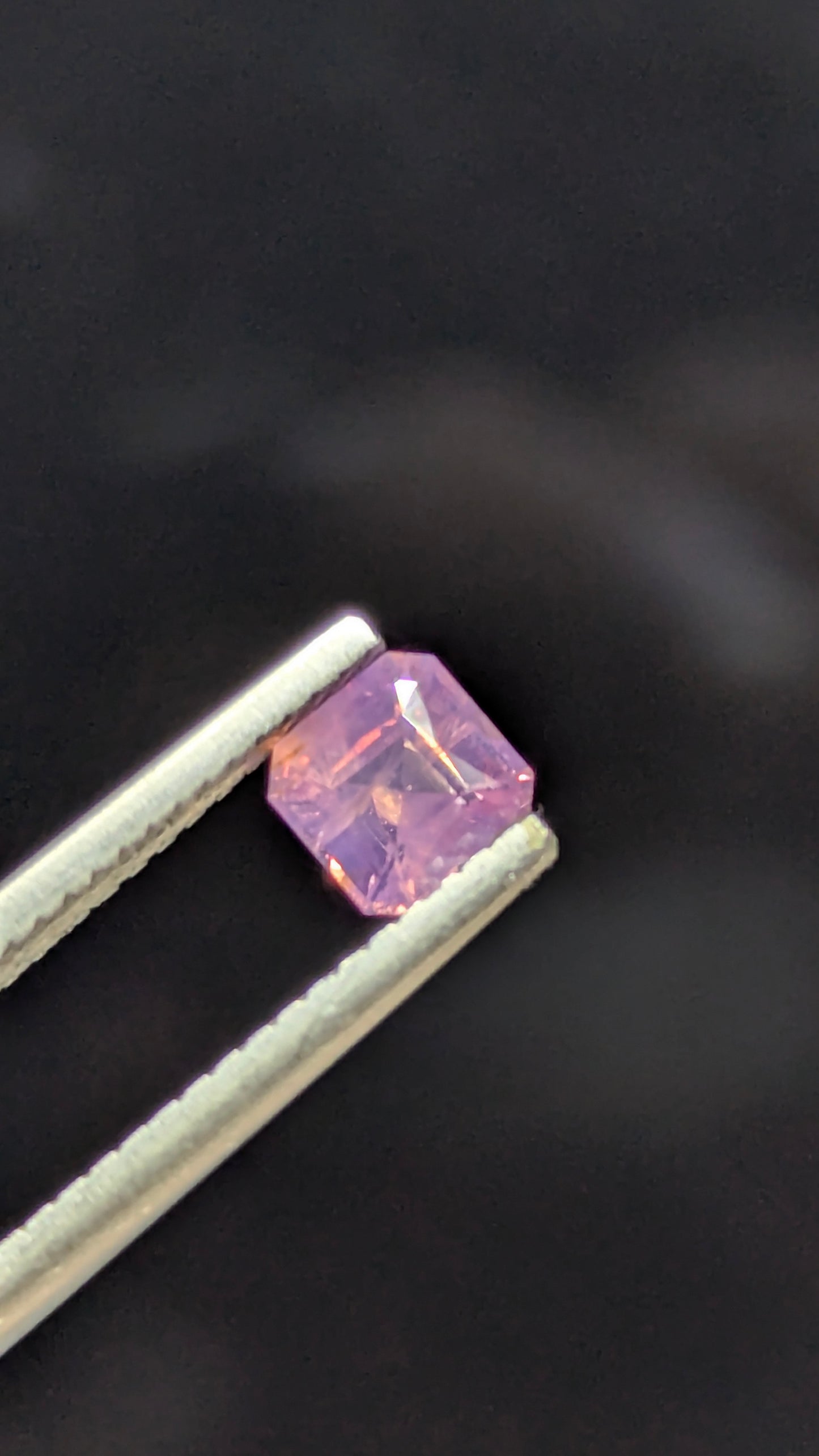 Natural Unheated Pink Sapphire 0.77 Ct | Asscher Cut | Sri Lanka